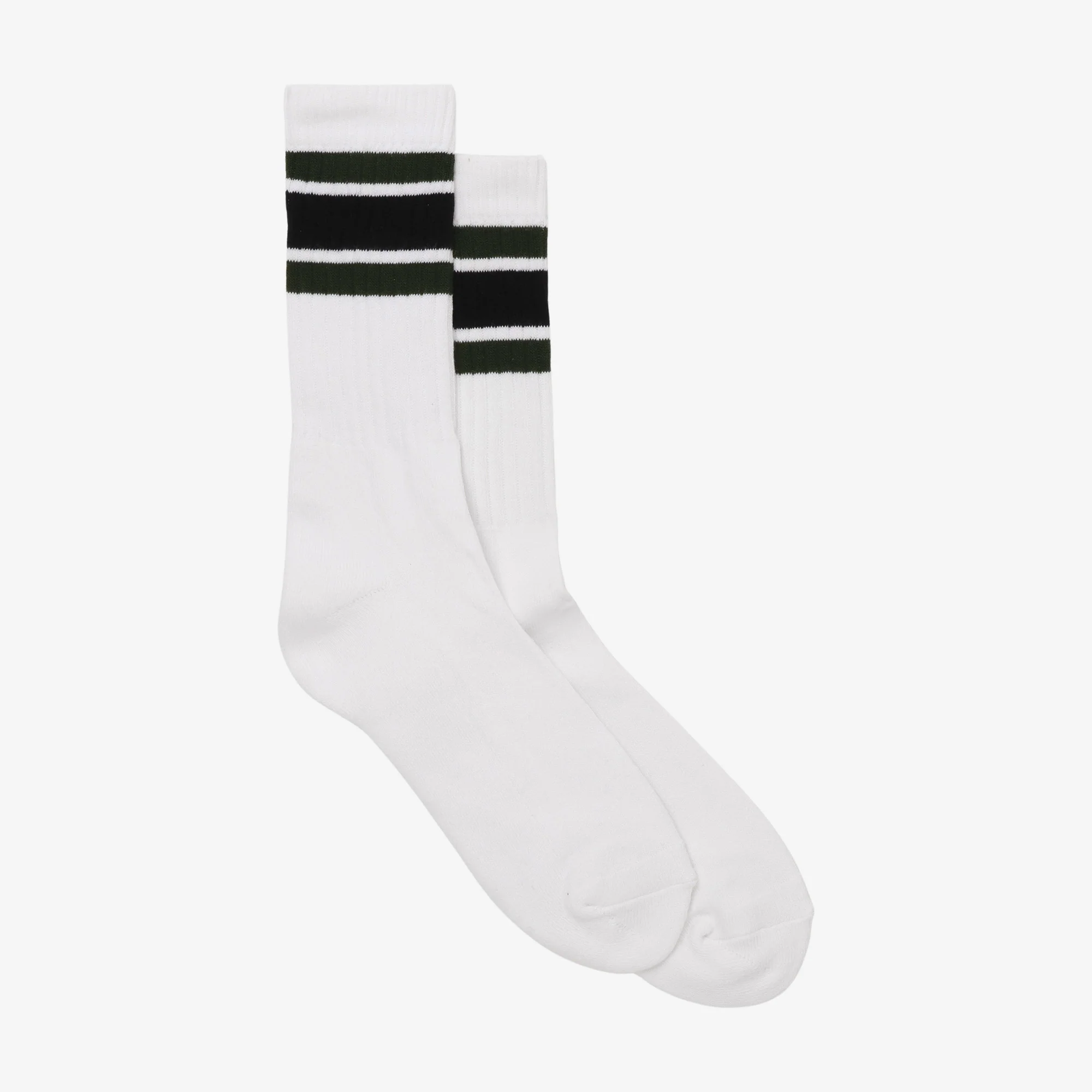 Crew Socks - Green/Black (Size 25-29cm) - Image 2