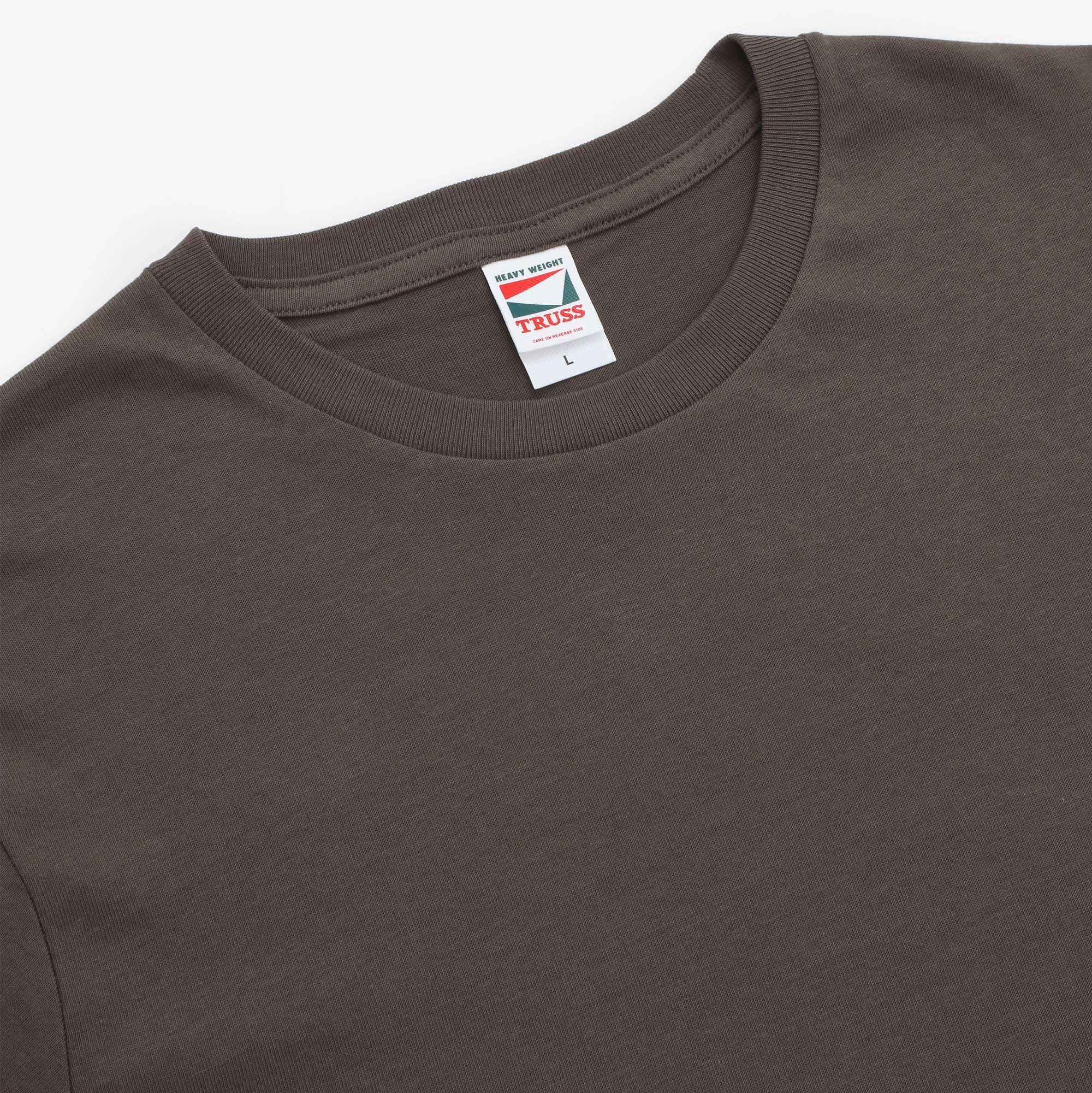Cotton T-Shirt - Brown - Image 3