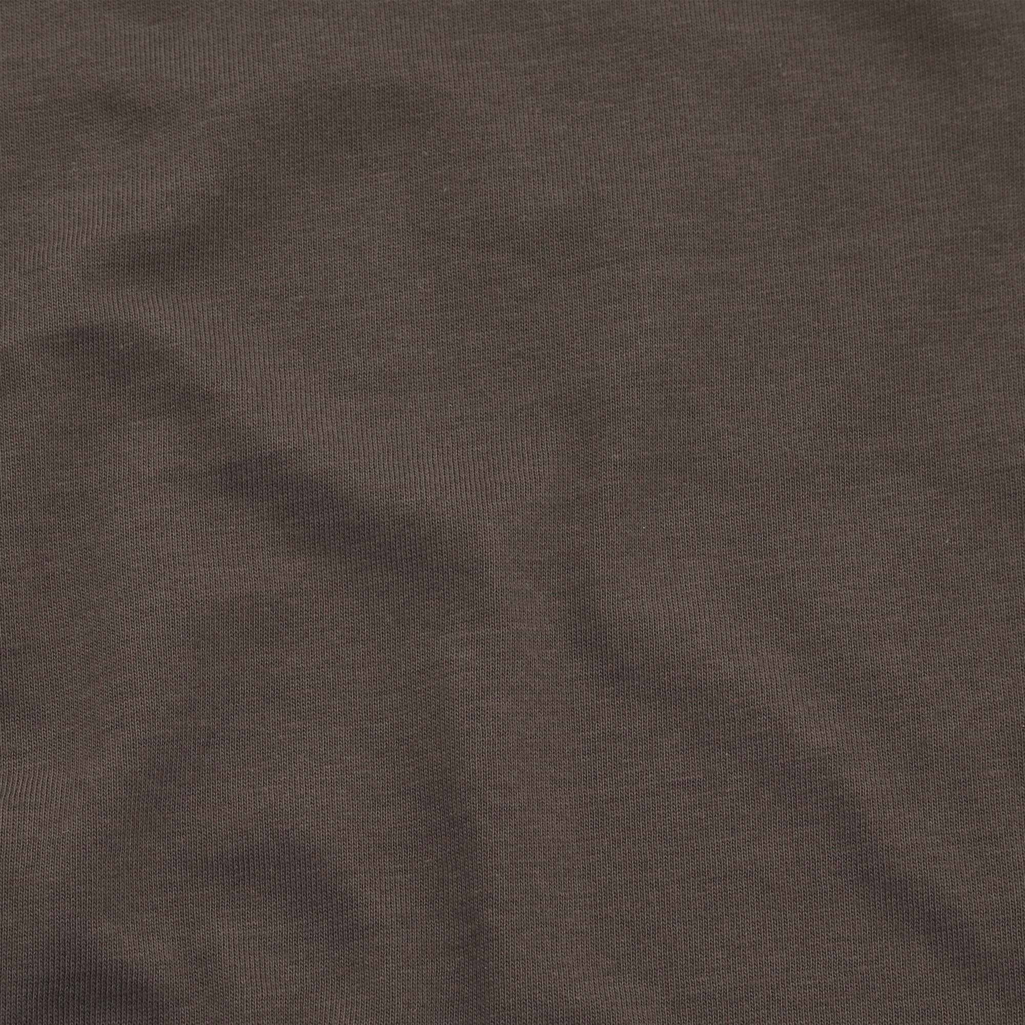 Cotton T-Shirt - Brown - Image 4