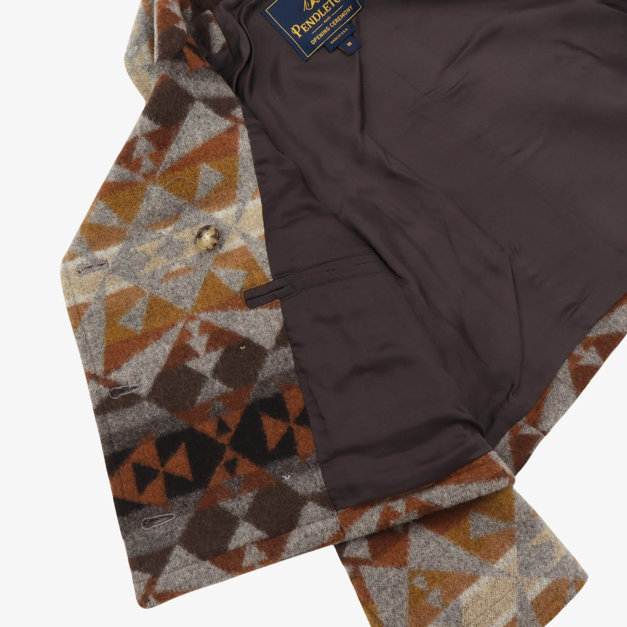 Opening Ceremony Womens Cropped Pea Coat - Image 4