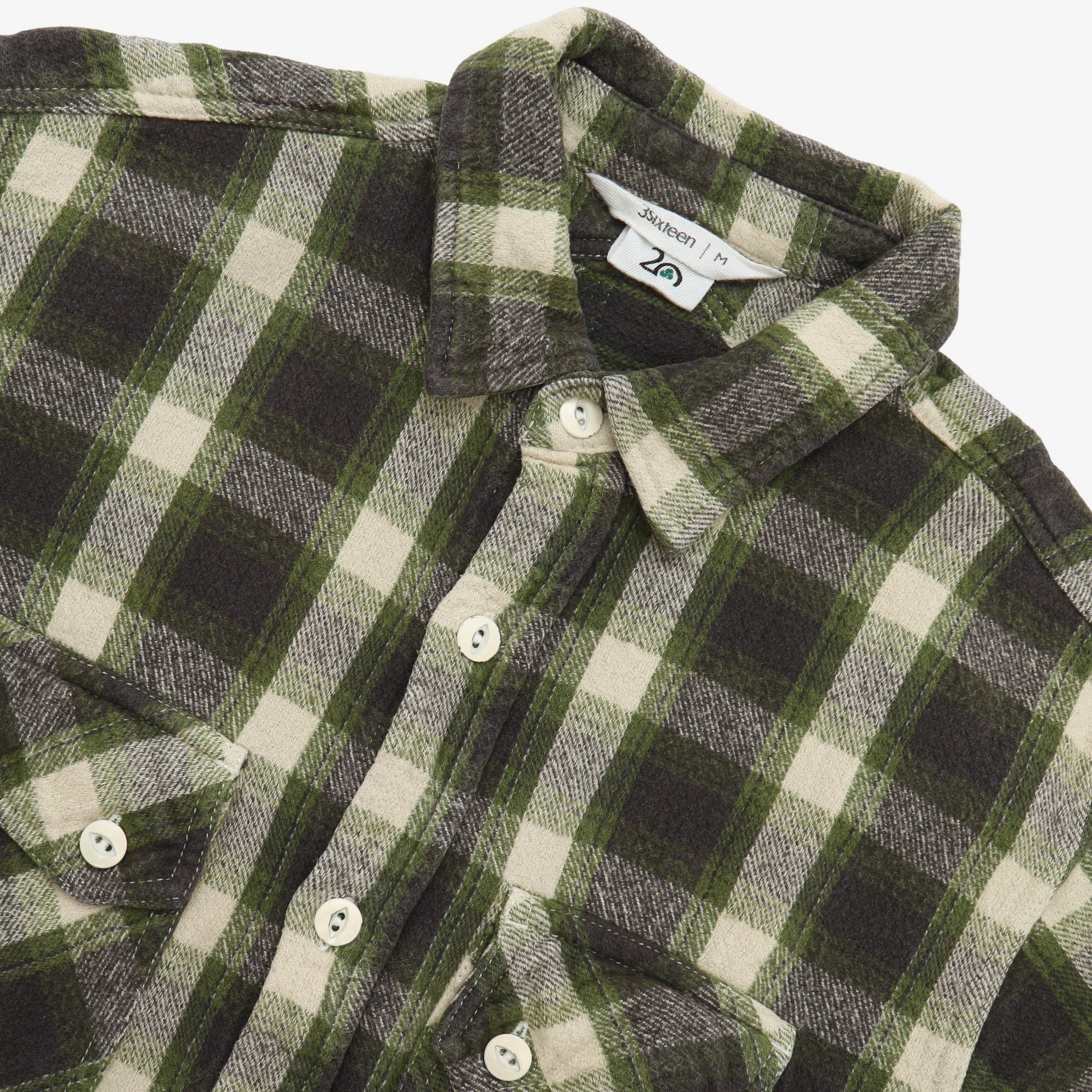 Crosscut Flannel Check Shirt - Image 3