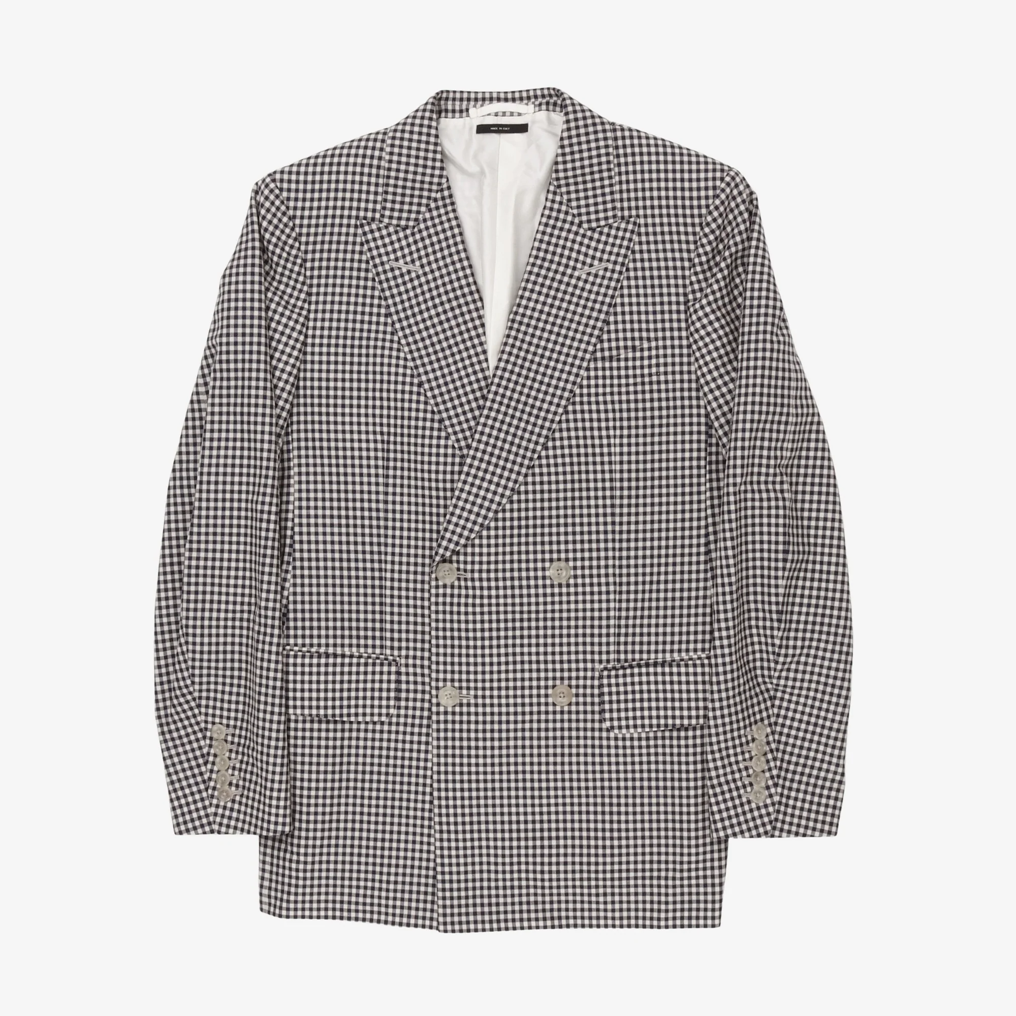 DB Silk Blend Check Blazer