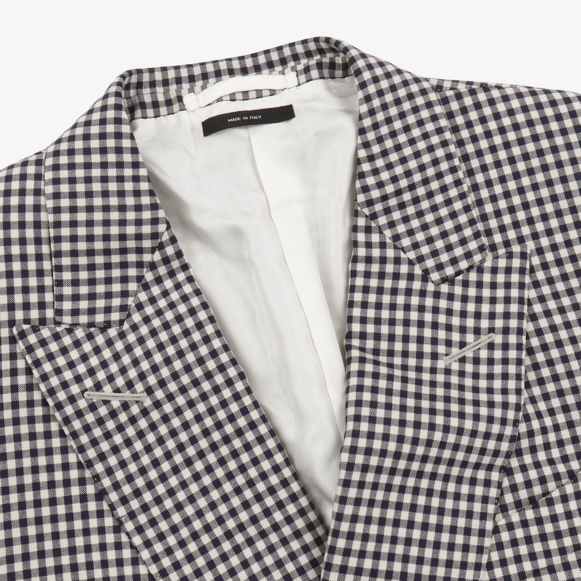 DB Silk Blend Check Blazer - Image 3