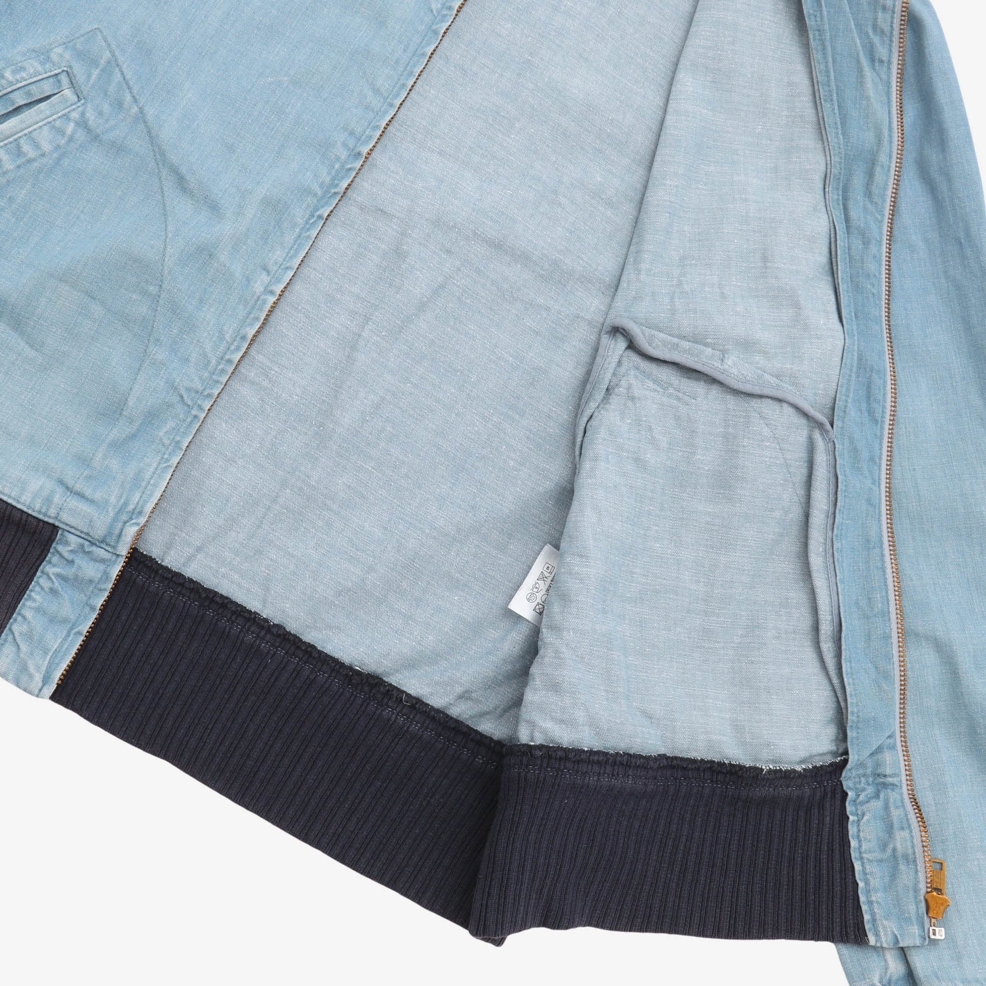 Denim Bomber Jacket - Image 4