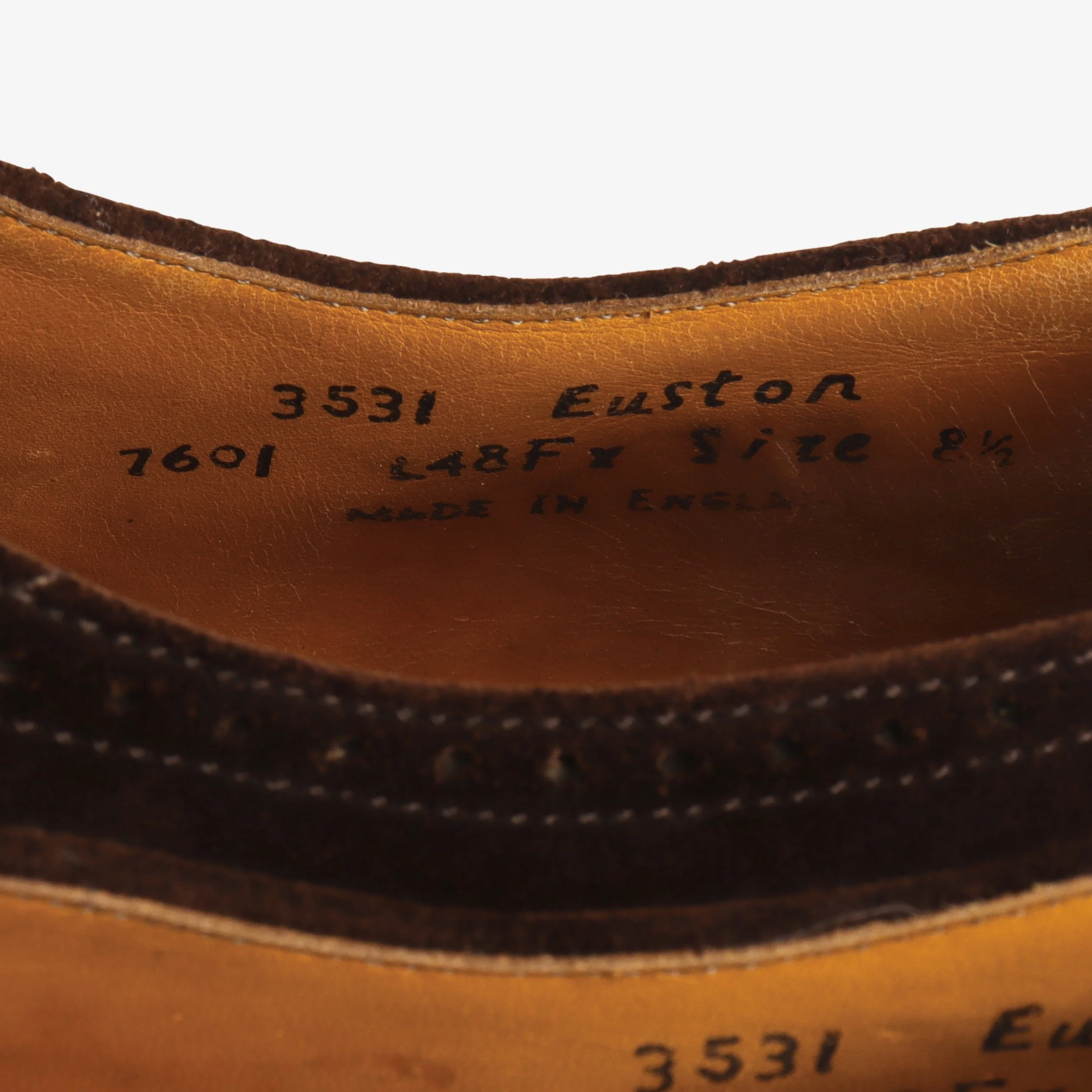 Euston Suede Brogue - Image 6