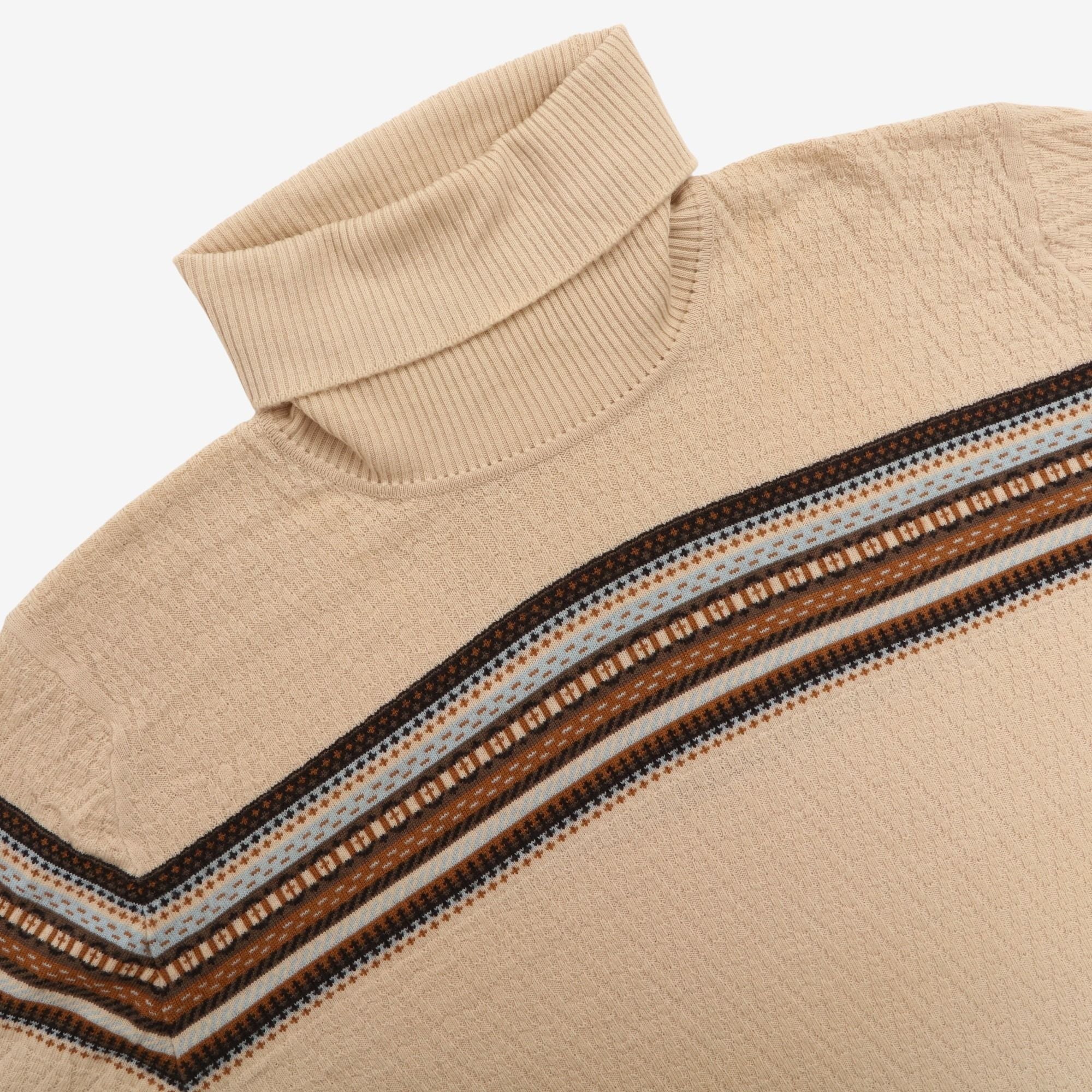 Fairisle Roll Neck Sweater - Image 3