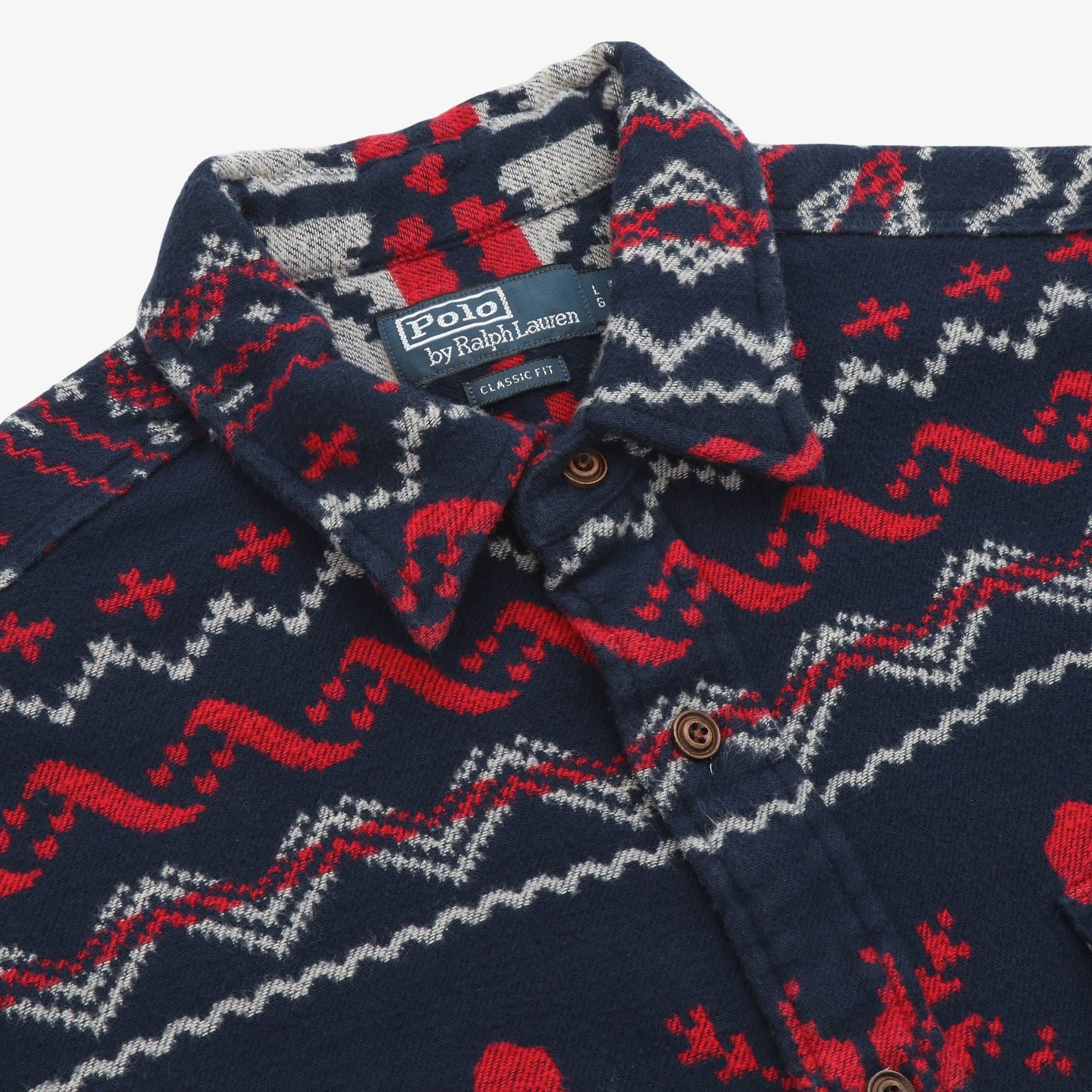 Flannel Jacquard Ski Shirt - Image 3