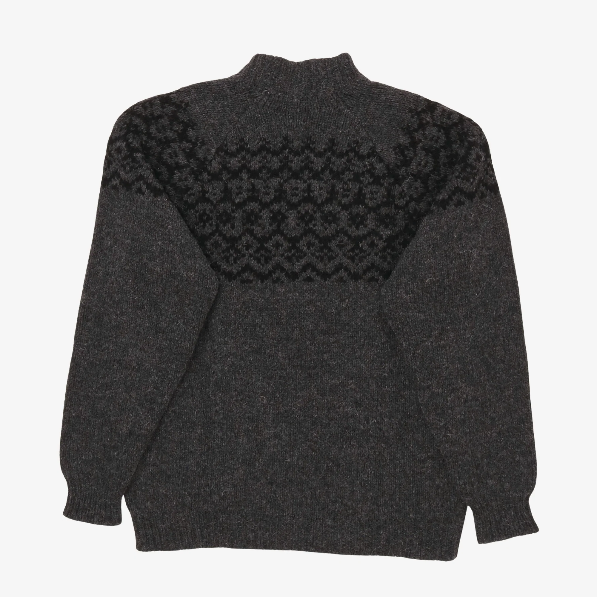 Fair Isle Wool Sweater - Image 2
