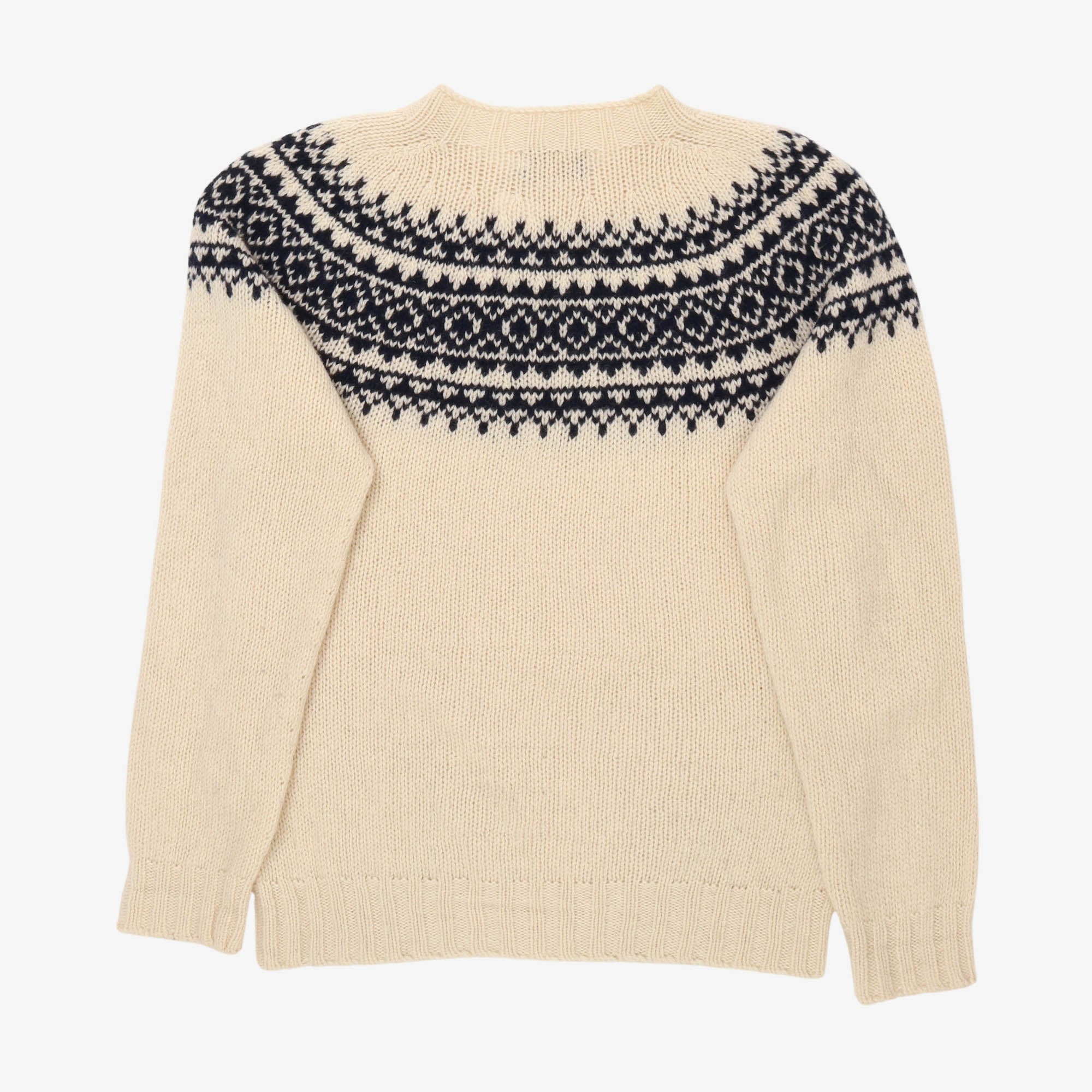 Fair Isle Wool Sweater - Image 2