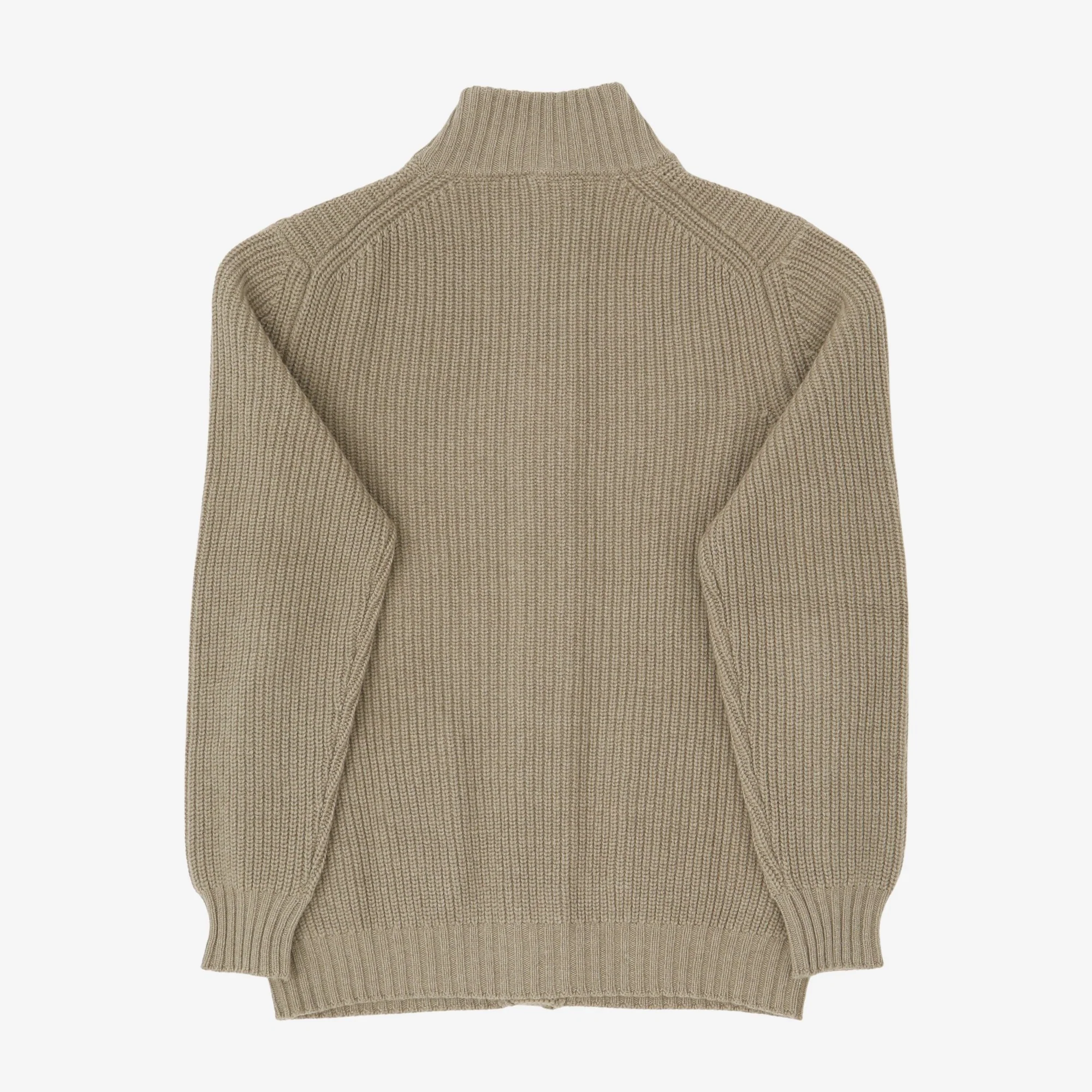 Fisherman Rib Buttoned Cardigan - Image 2