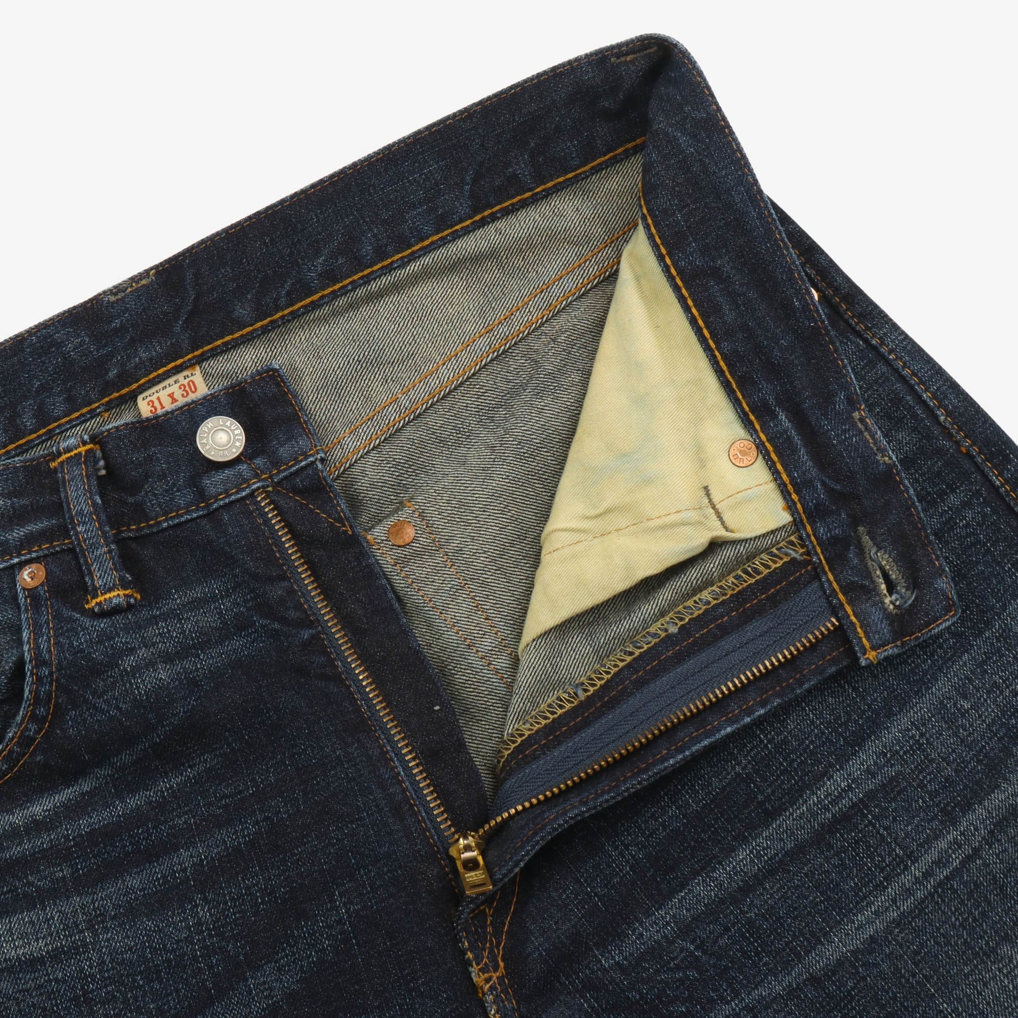 High Slim Selvedge Jeans (31W X 31.5L) - Image 3