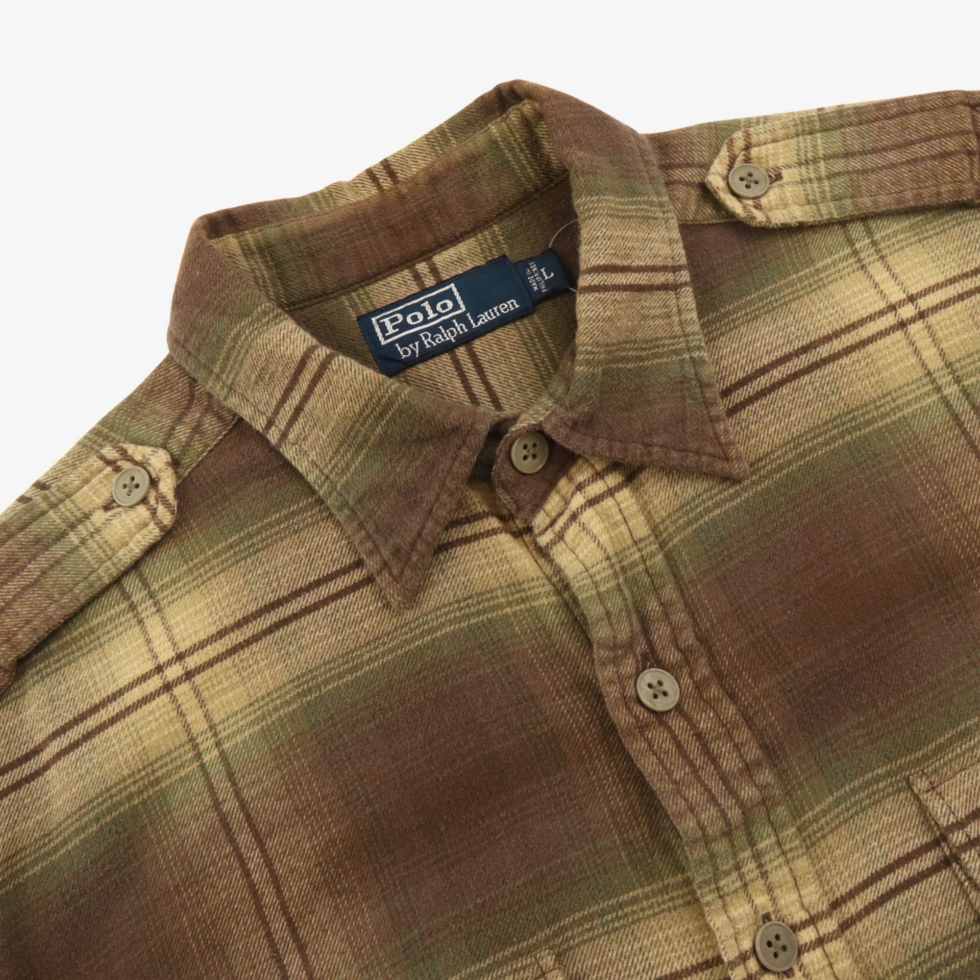 Flannel Officer Shirt - Image 3