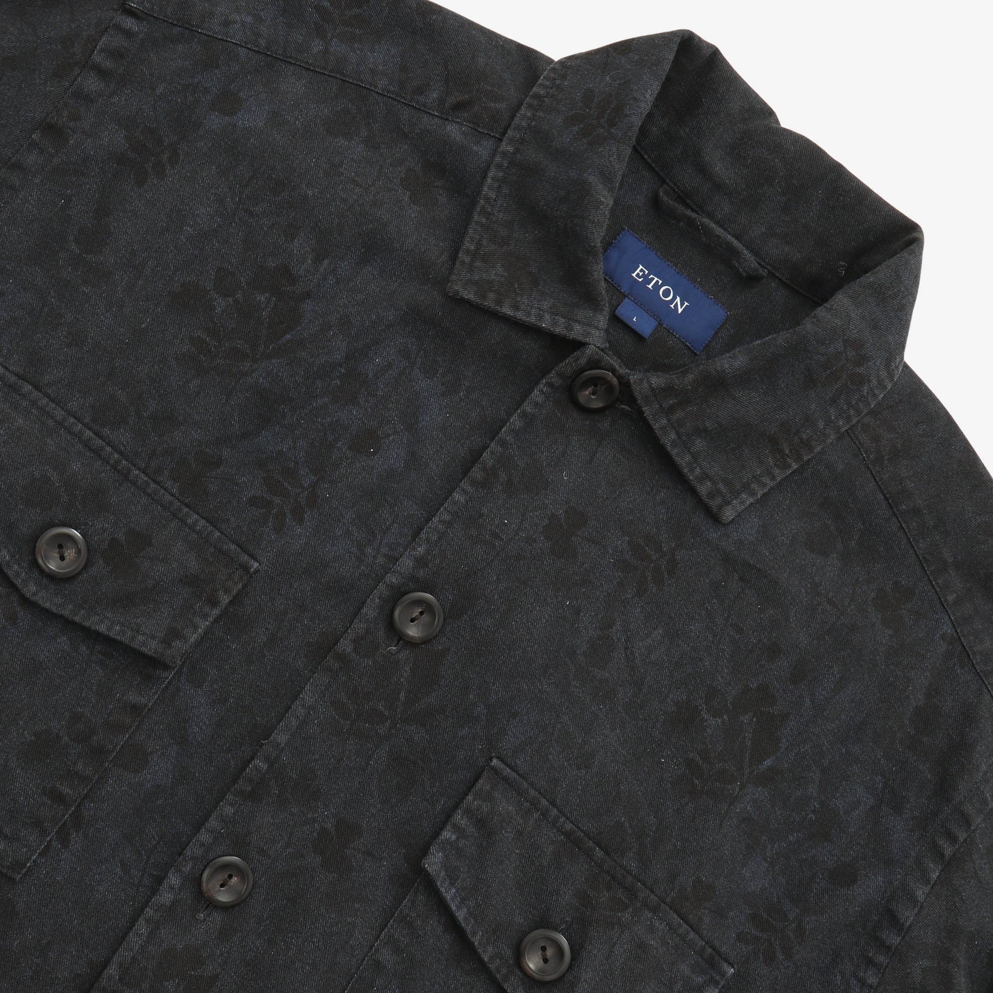 Gabardine Print Overshirt - Image 3