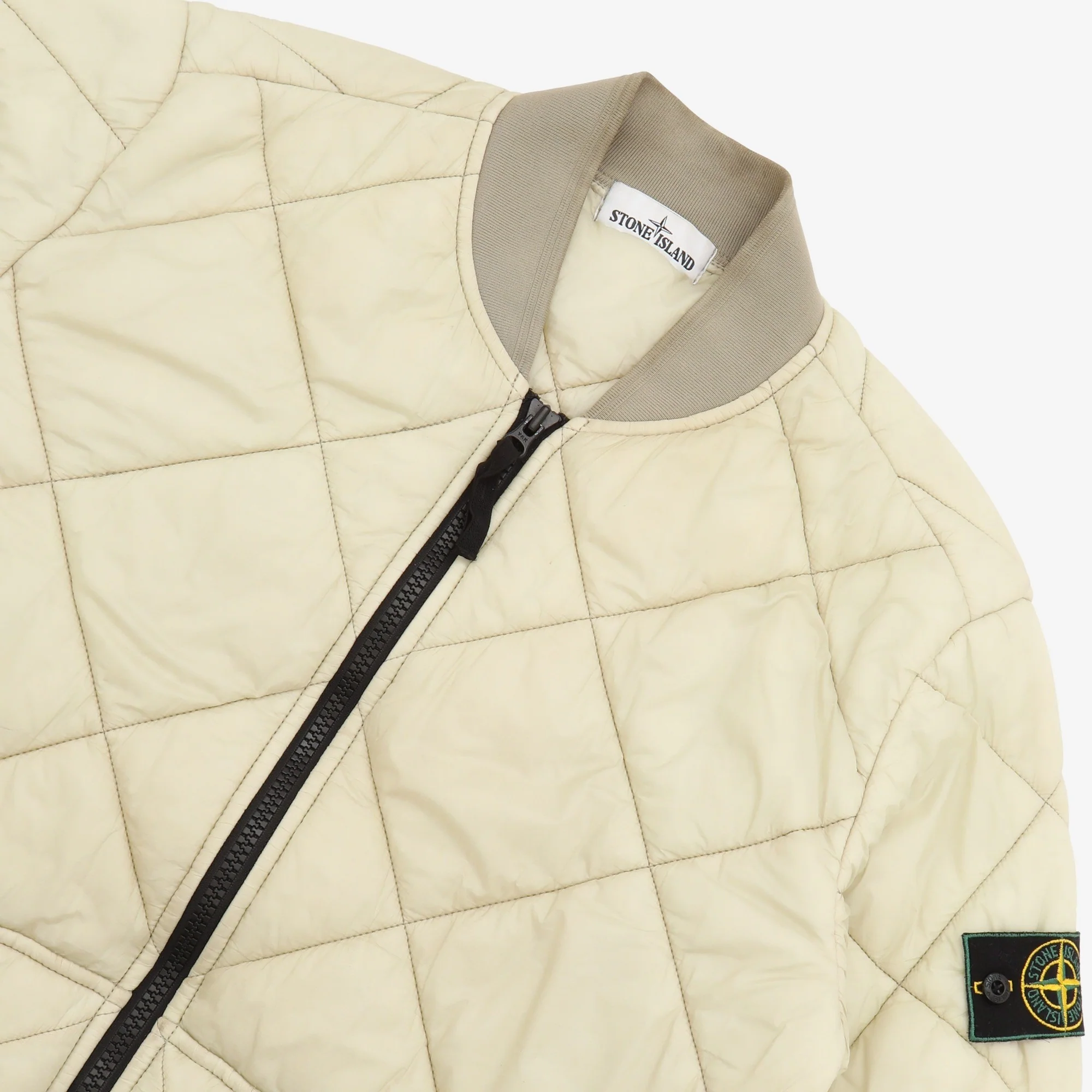 Garment Dyed Quilted Micro Yarn Jacket - Image 3