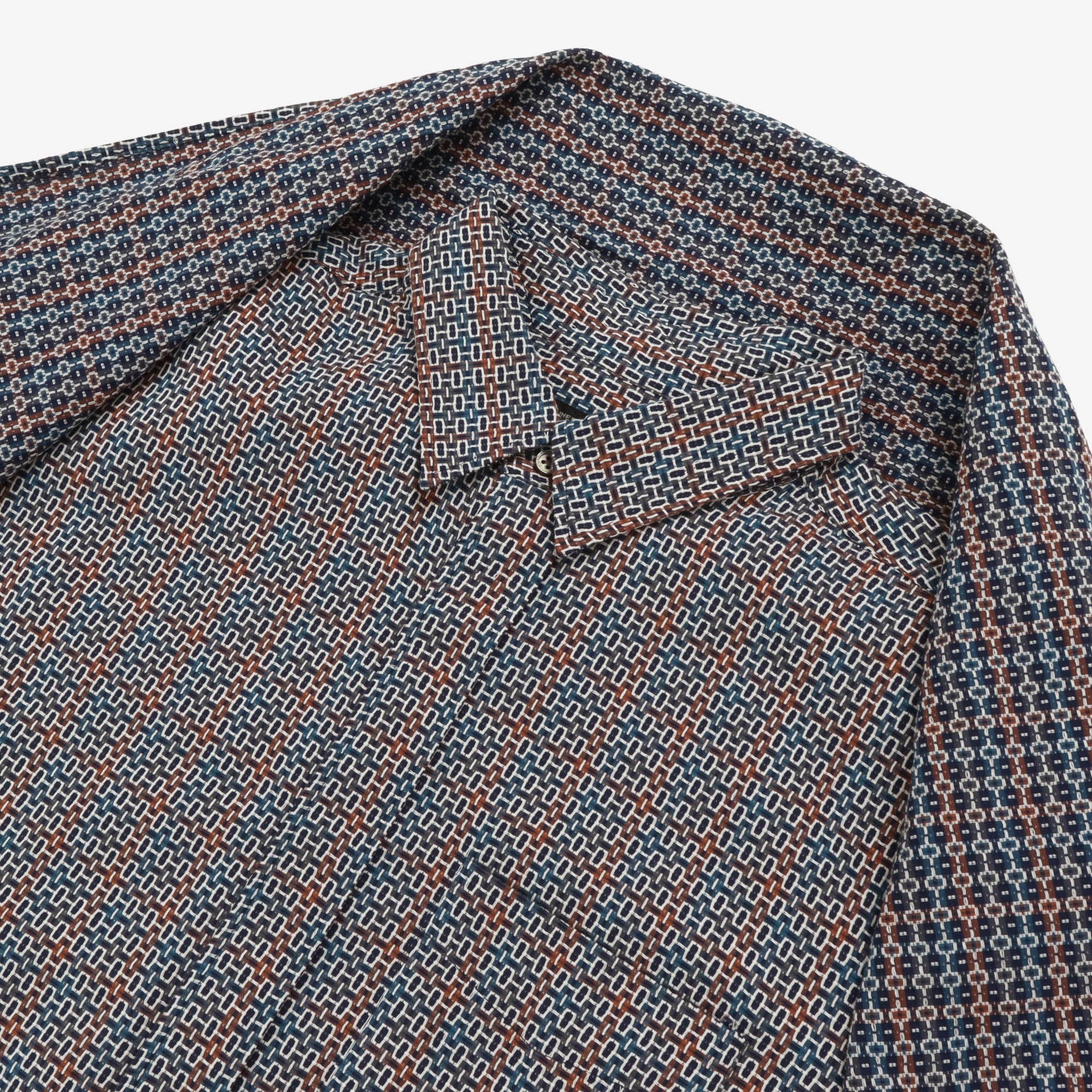 Jacquard Combo Shirt Scarf - Image 4
