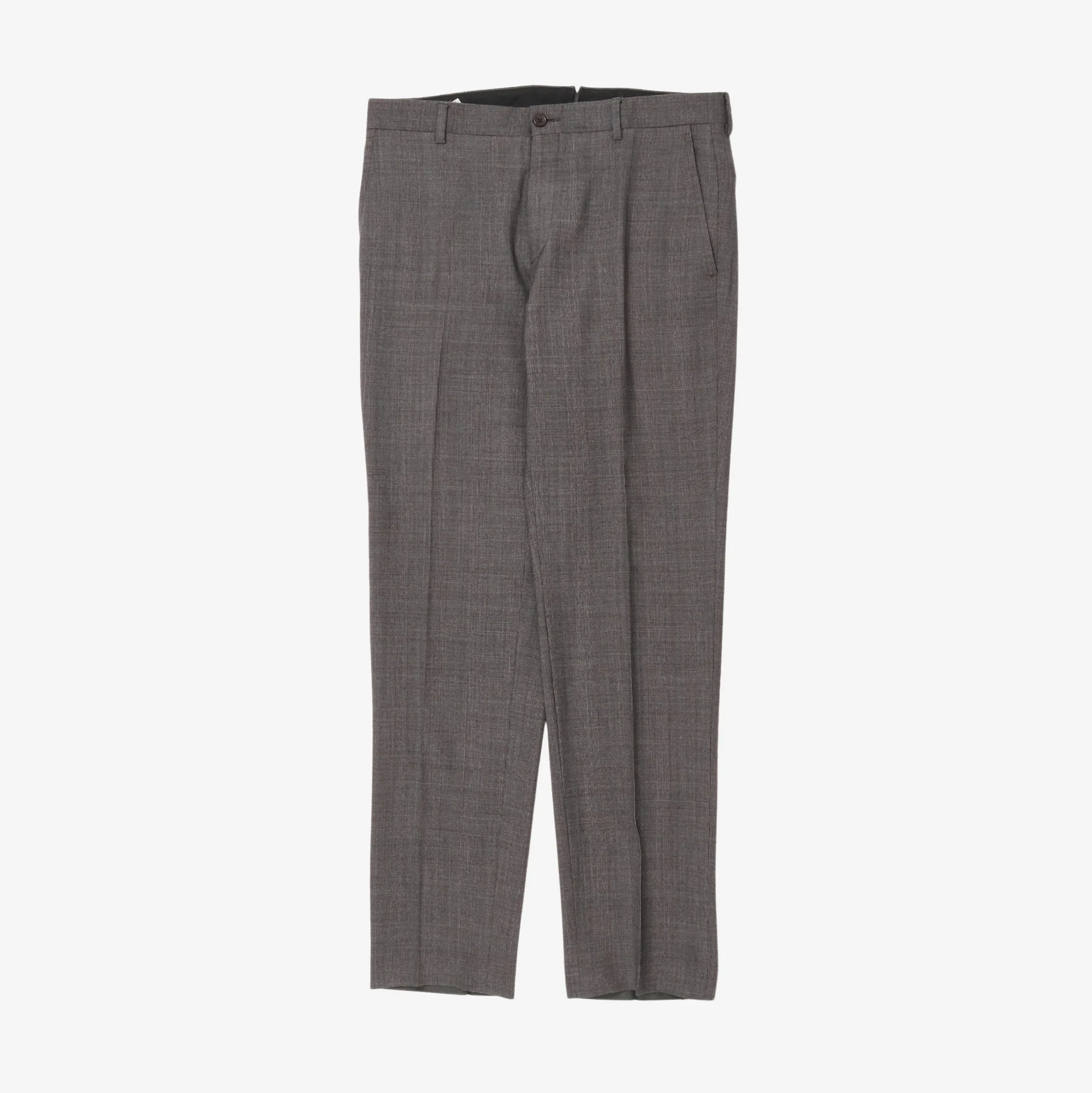 Glen Check Wool Suit - Image 4