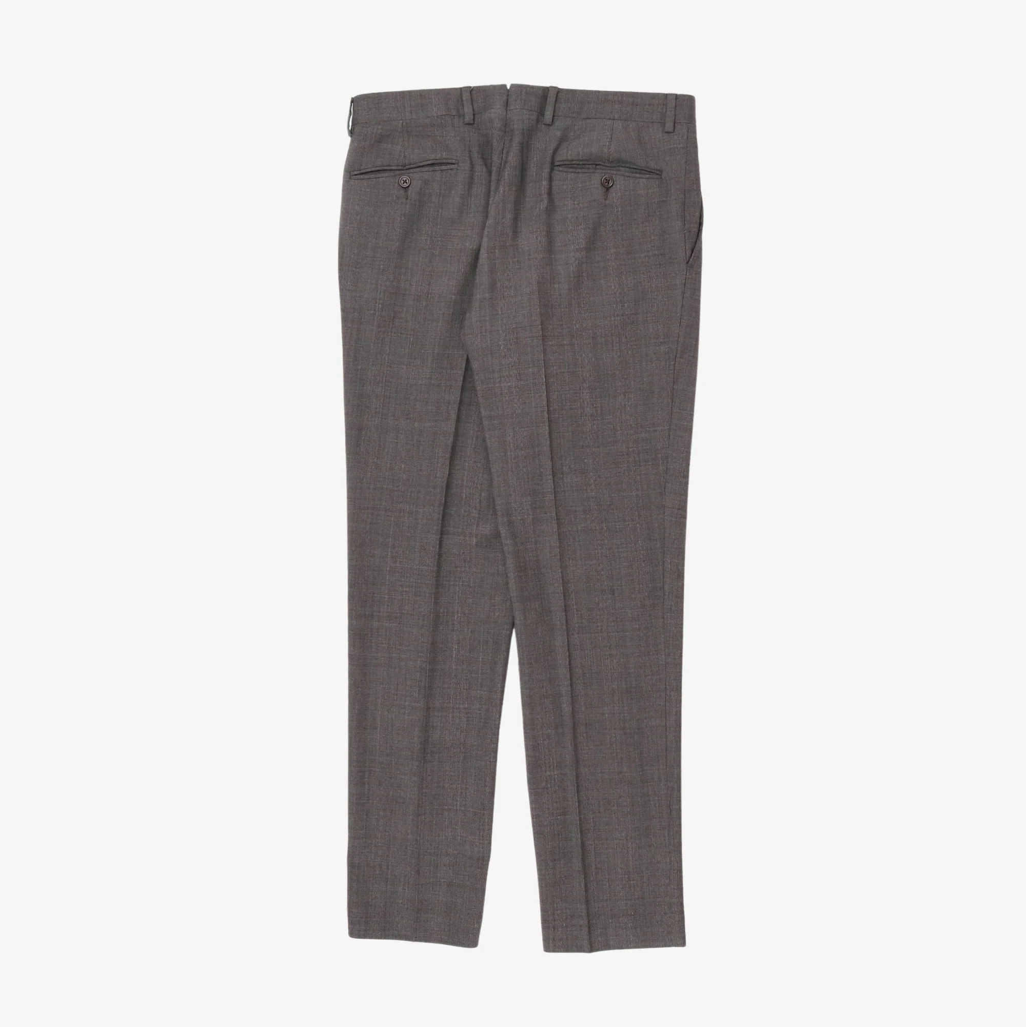 Glen Check Wool Suit - Image 5