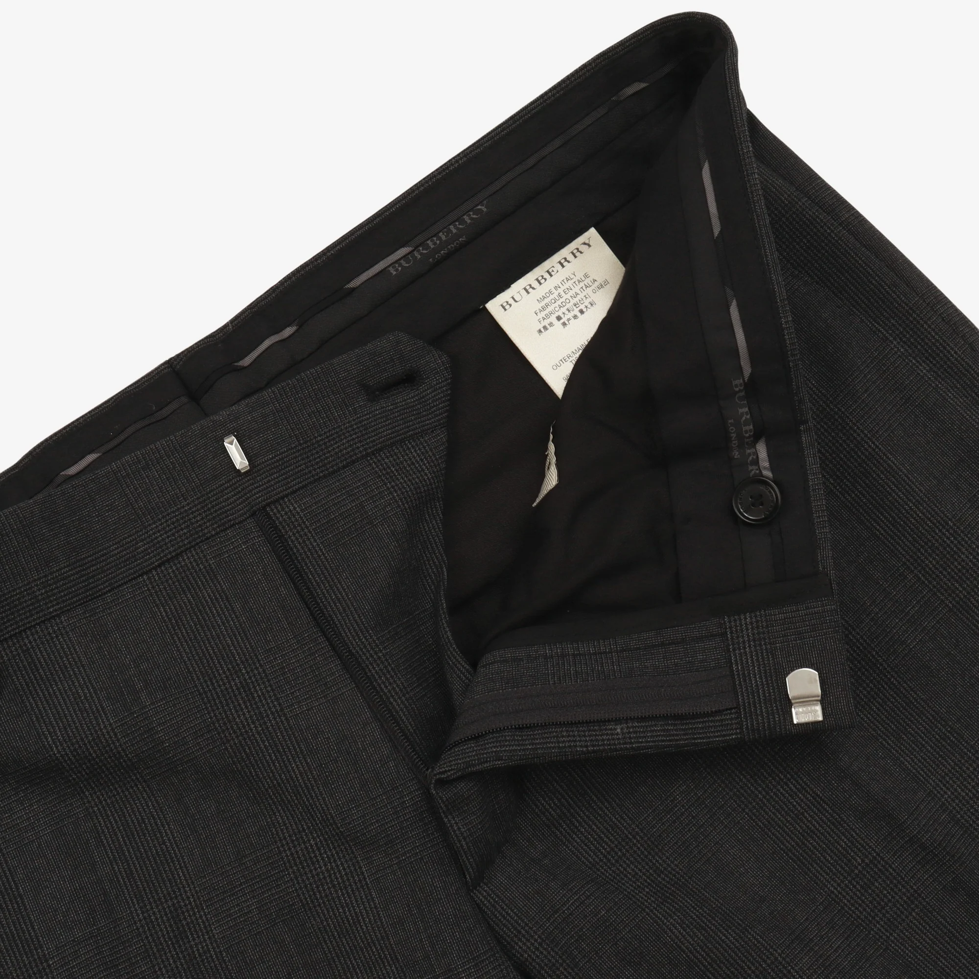 Wool Pleated Trouser - Image 3