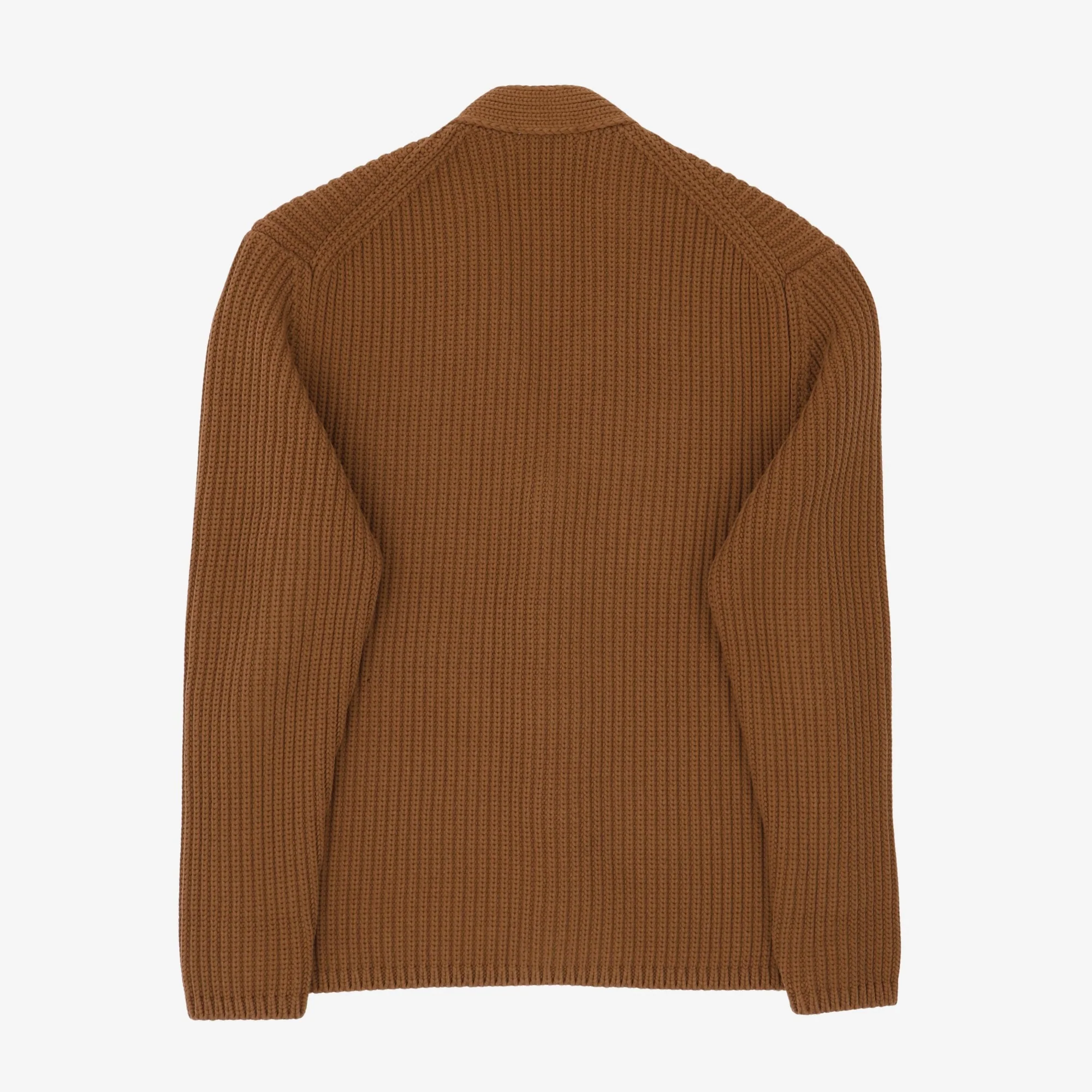 Heavyweight Rib Knit Cardigan - Image 2