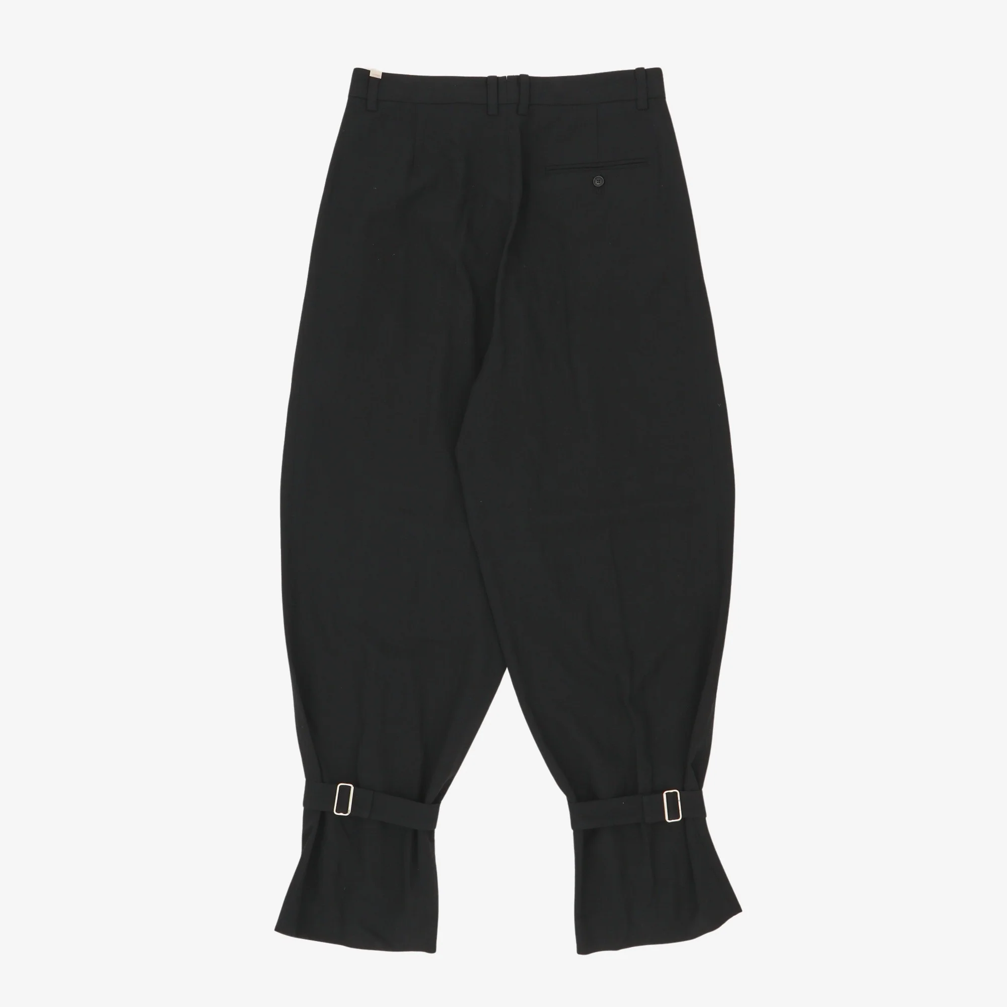 Hem Strap Pleated Pants (32W x 32L) - Image 2