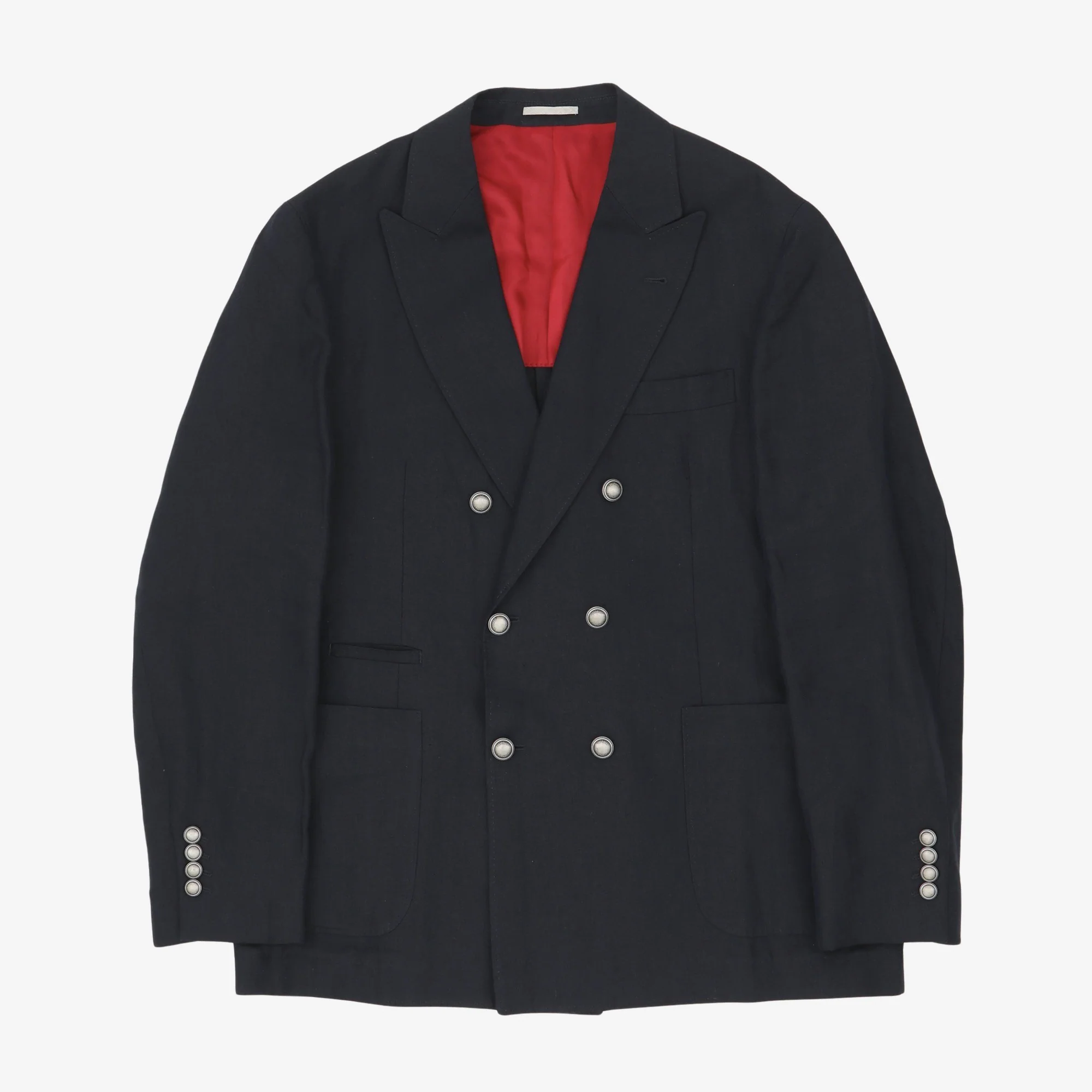 Herringbone DB Linen Blazer