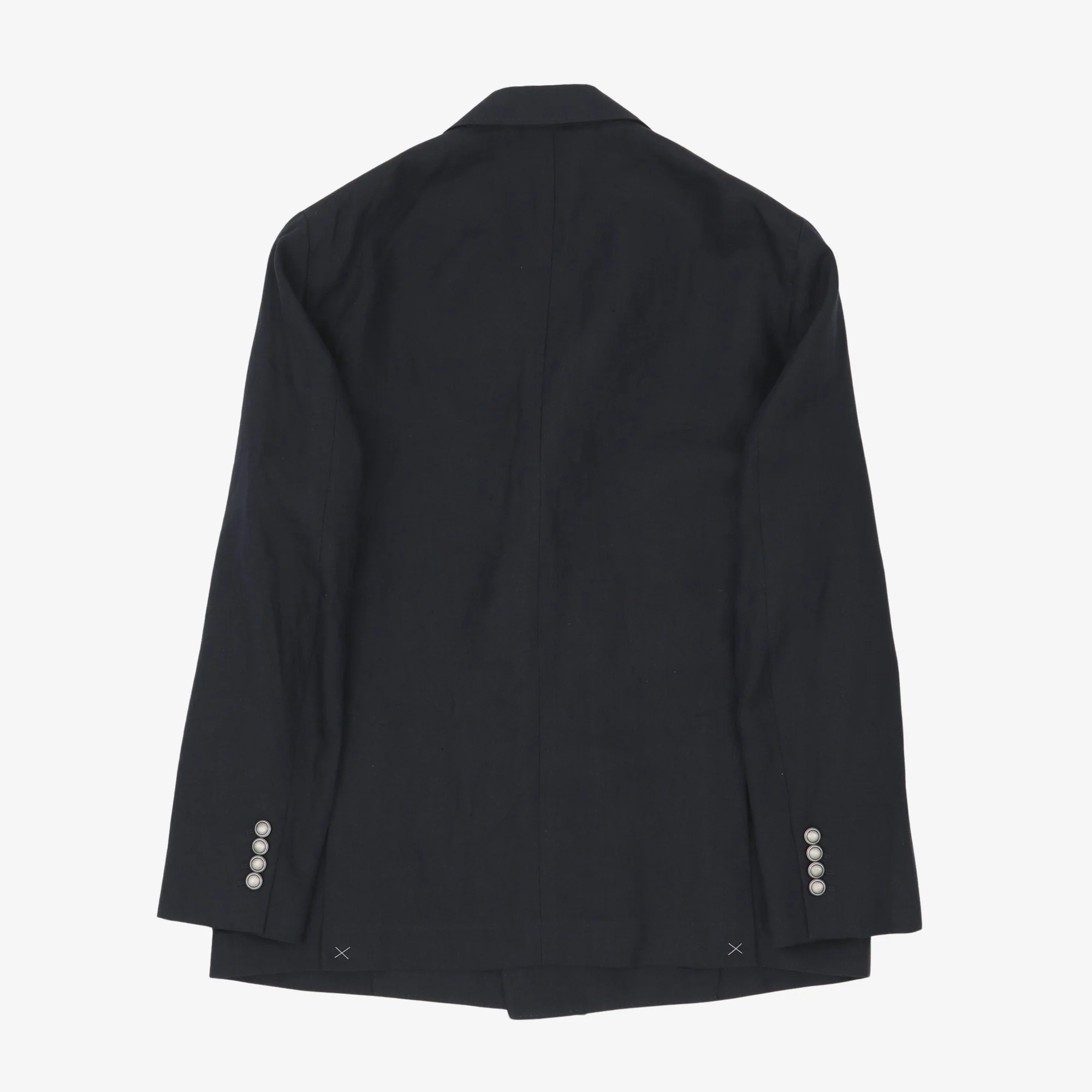 Herringbone DB Linen Blazer - Image 2