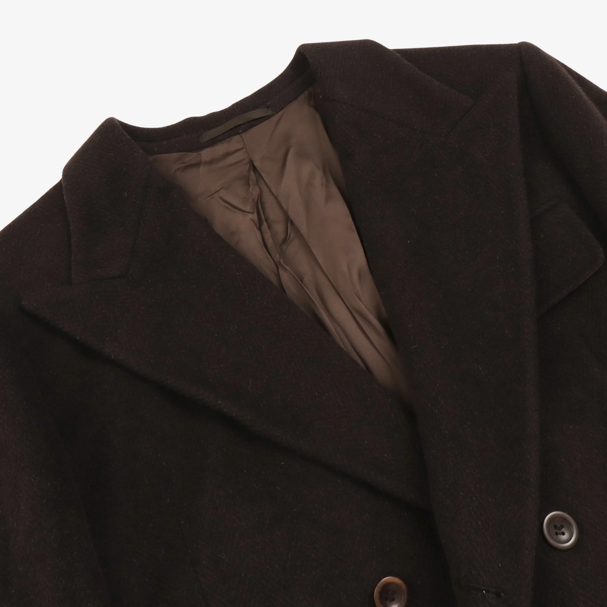Wool Mohair DB Overcoat - Image 2