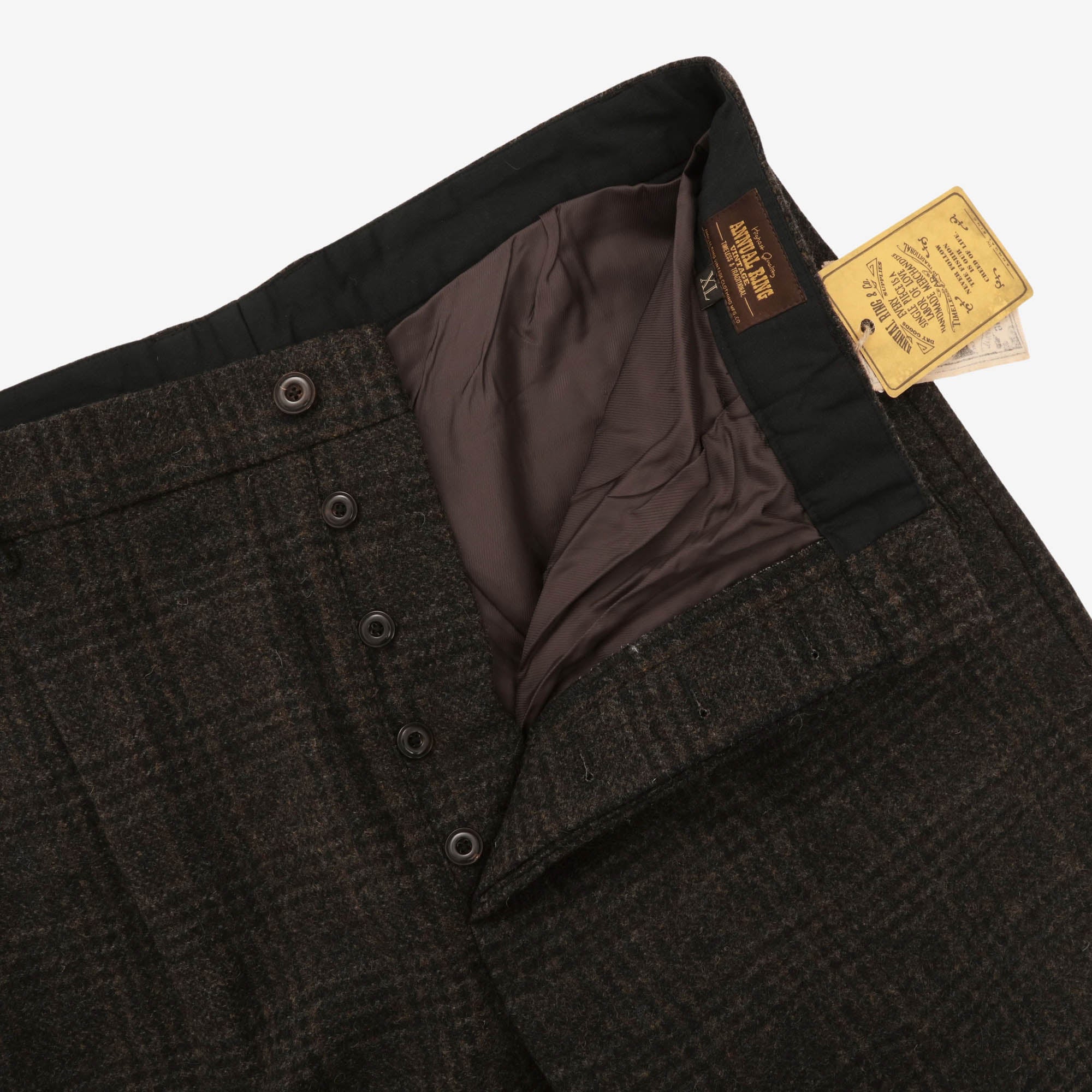 Herringbone Wool Trousers (36W X 30L) - Image 3