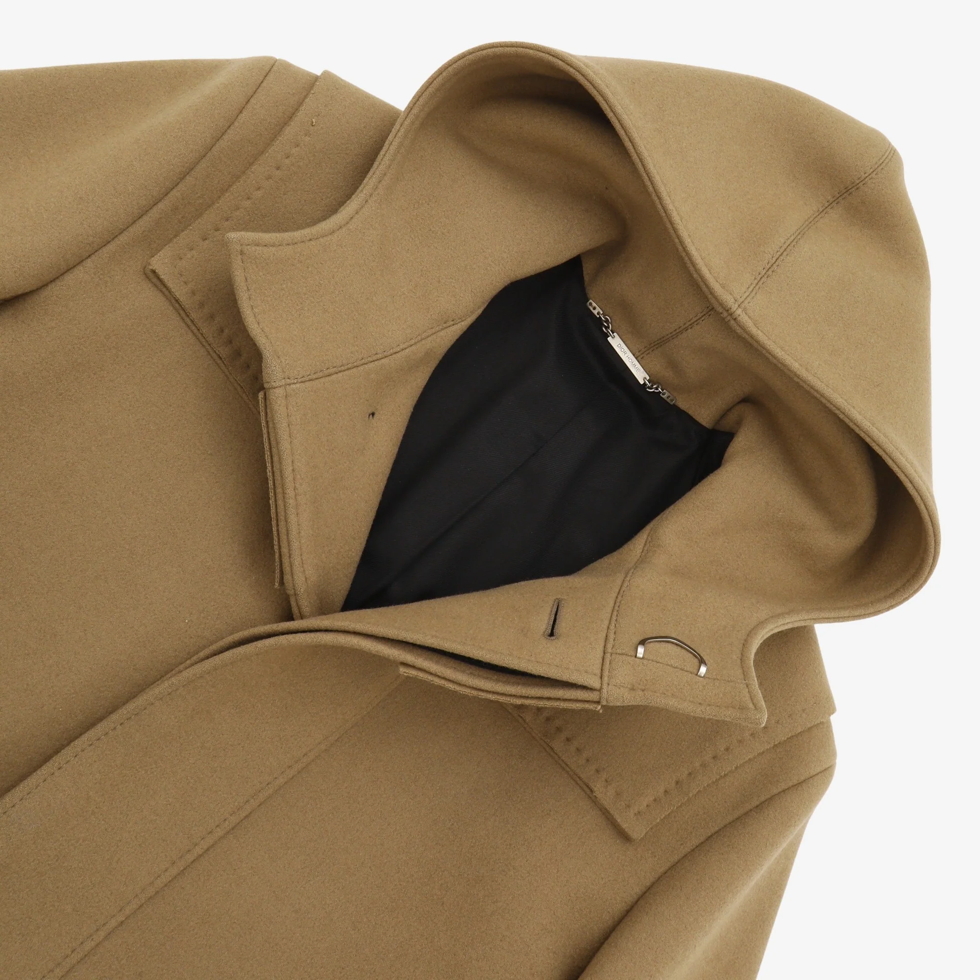 Homme Camel Coat - Image 3