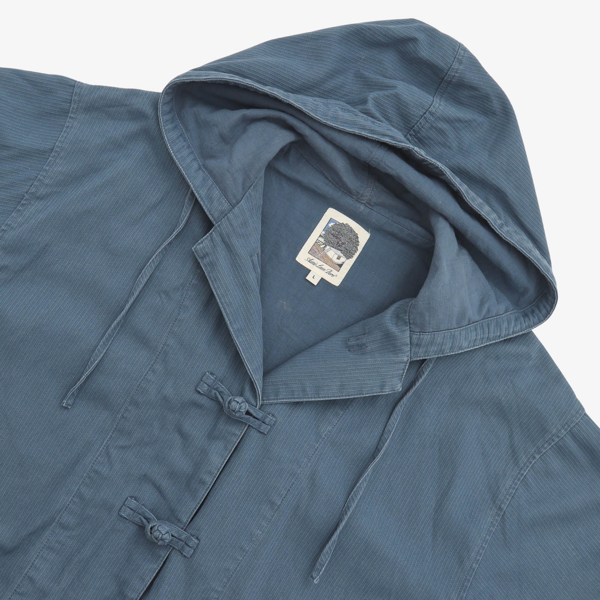 Hooded Knot Link Coat - Image 3