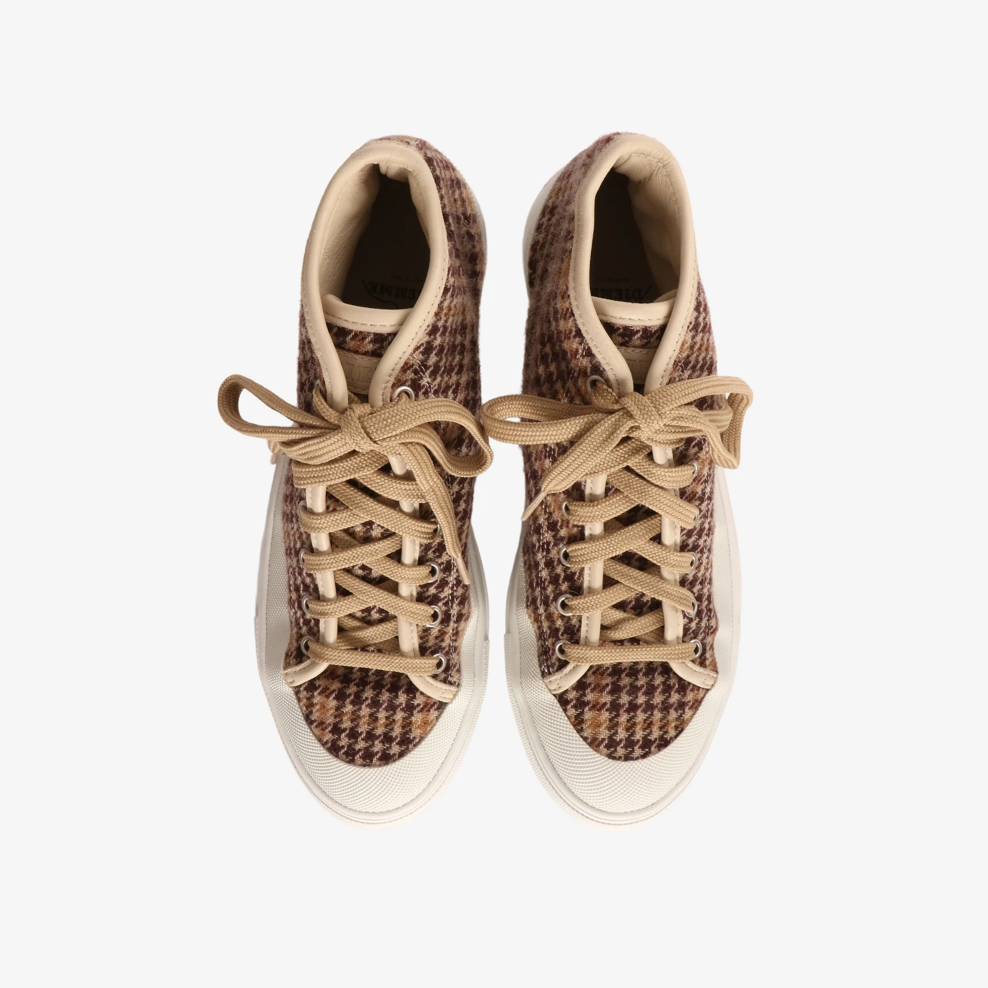 Houndstooth Print Sneakers - Image 5