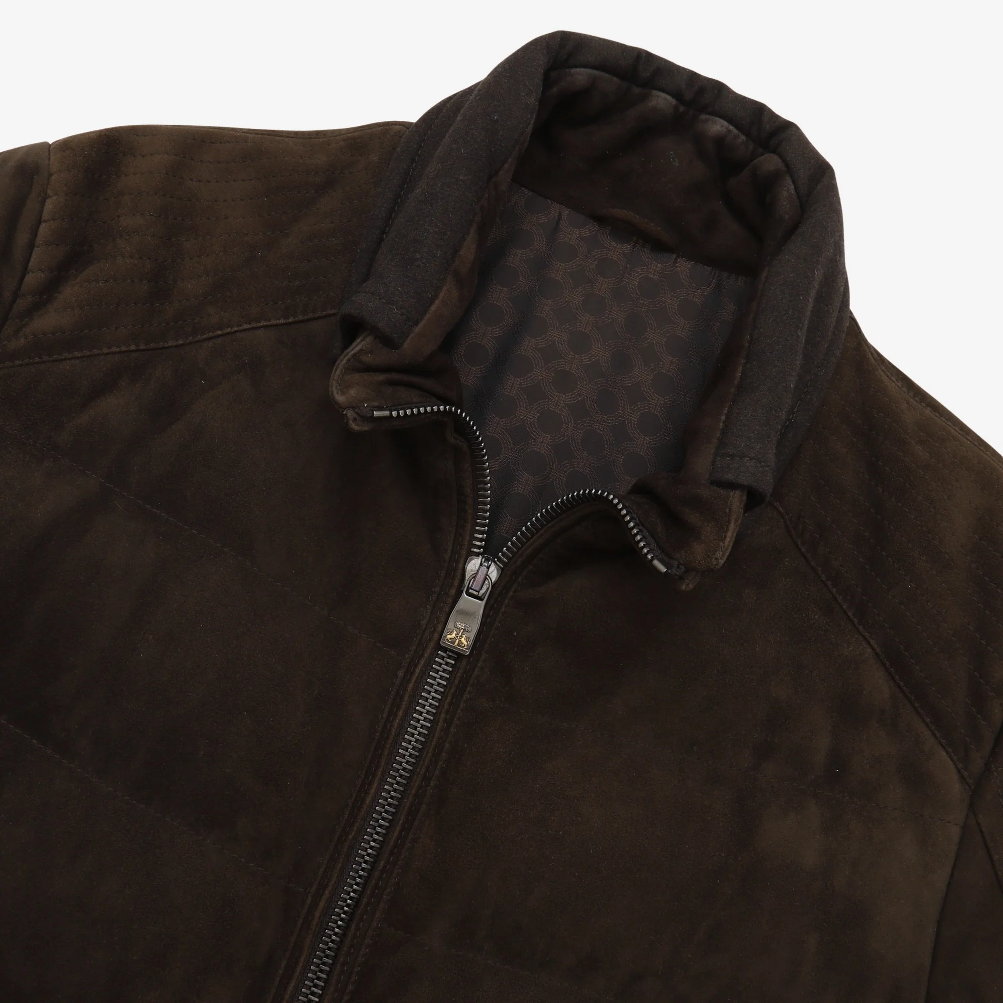 ID Suede Down Jacket - Image 3