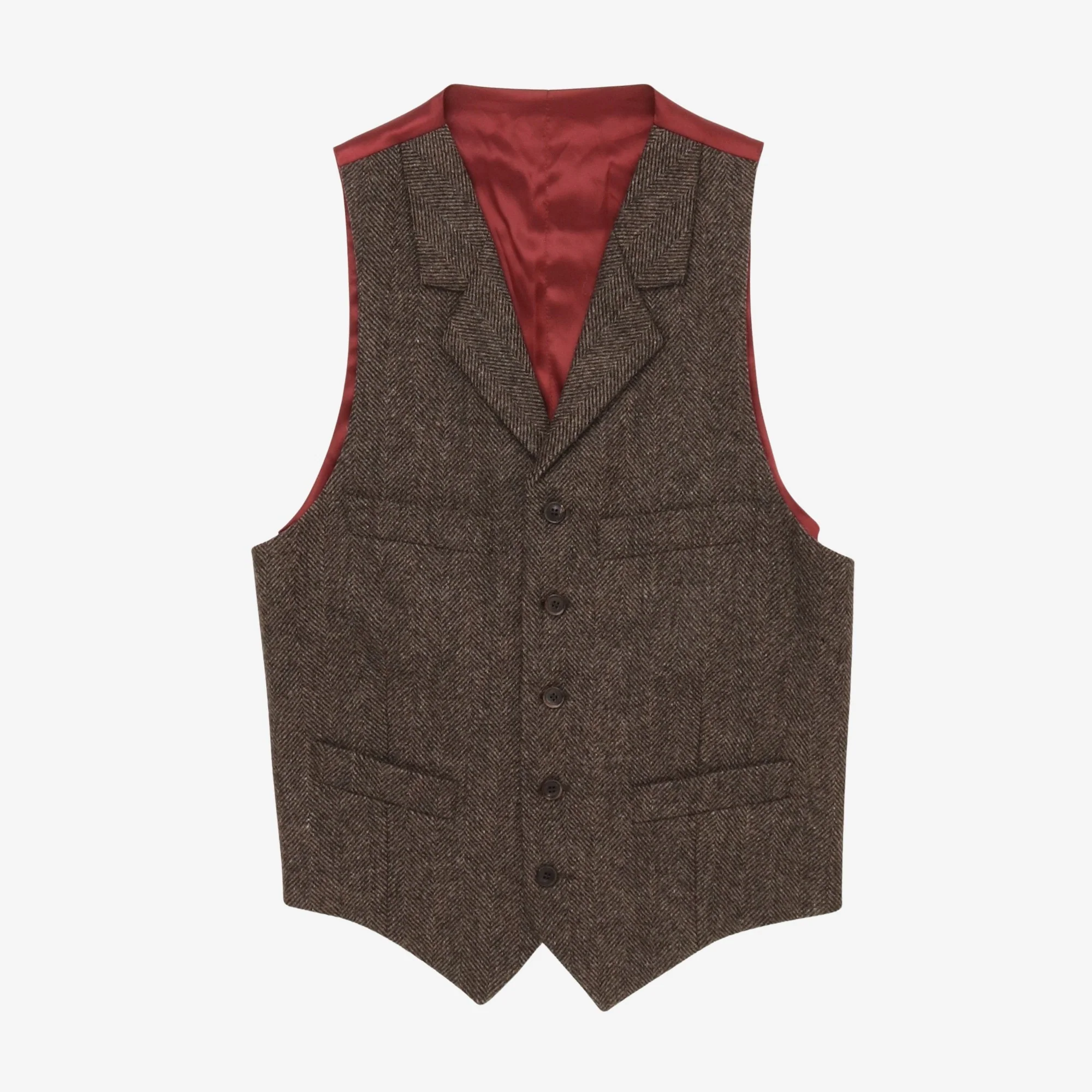 James Shetland Tweed Waistcoat