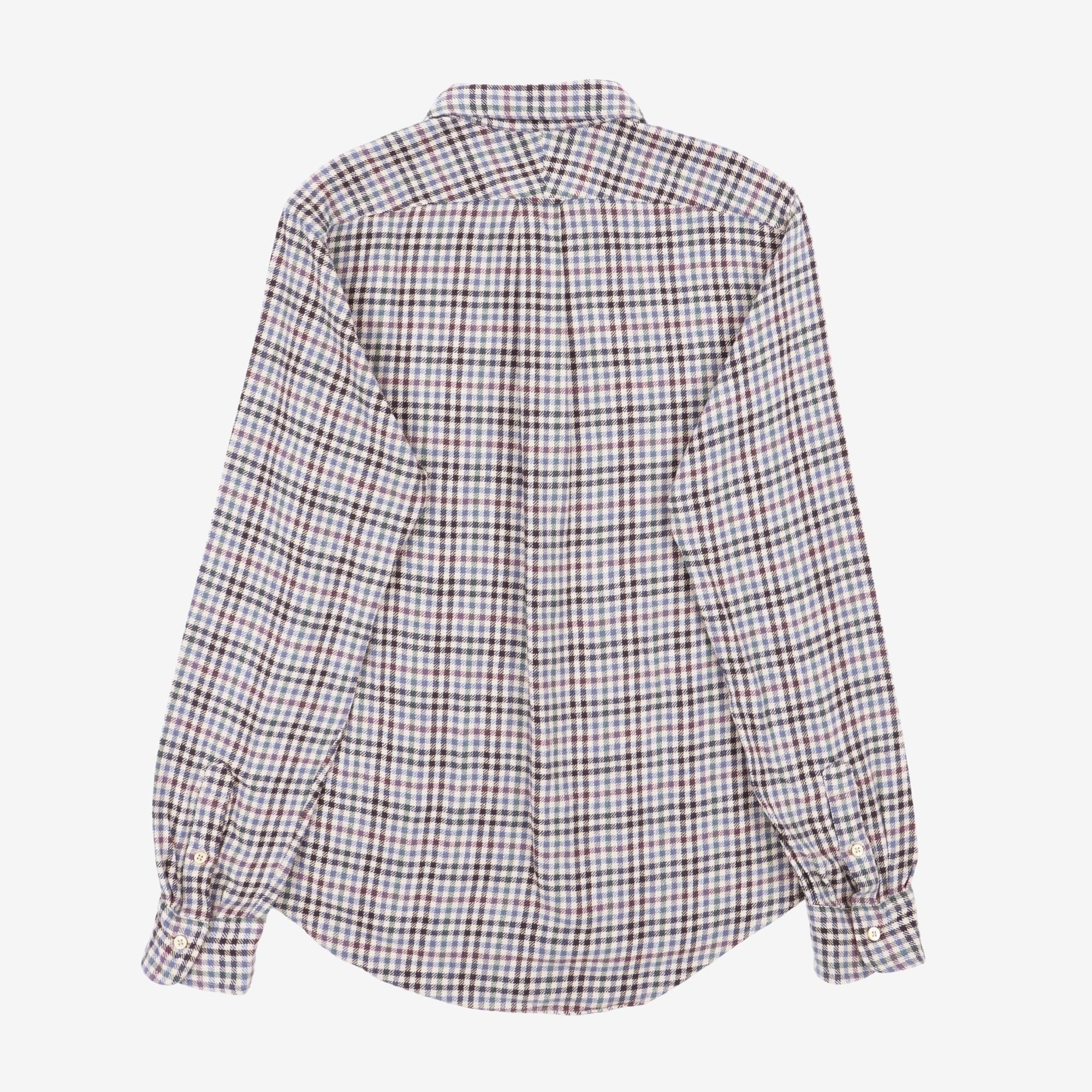 Jinji Gingham Flannel Shirt - Image 2