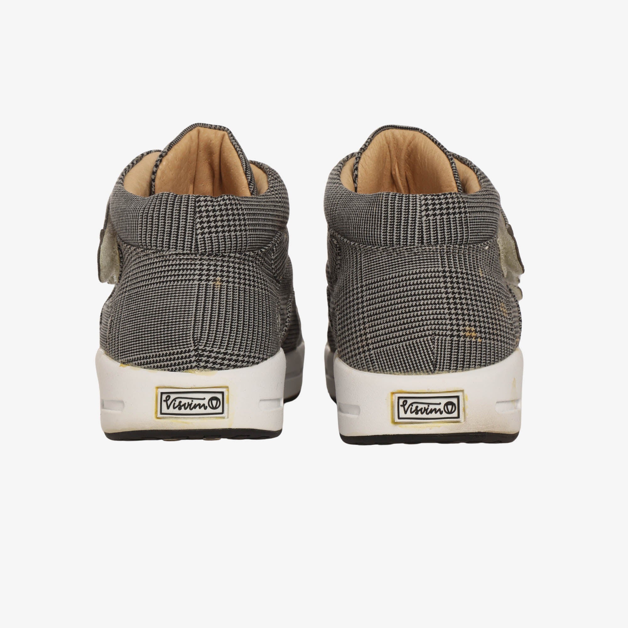 Judo Houndstooth Mid Cut Sneakers - Image 3