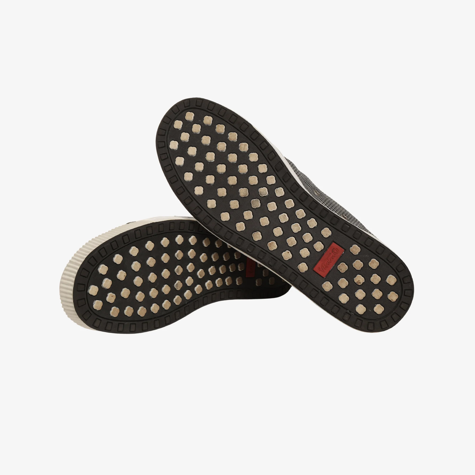 Judo Houndstooth Mid Cut Sneakers - Image 4