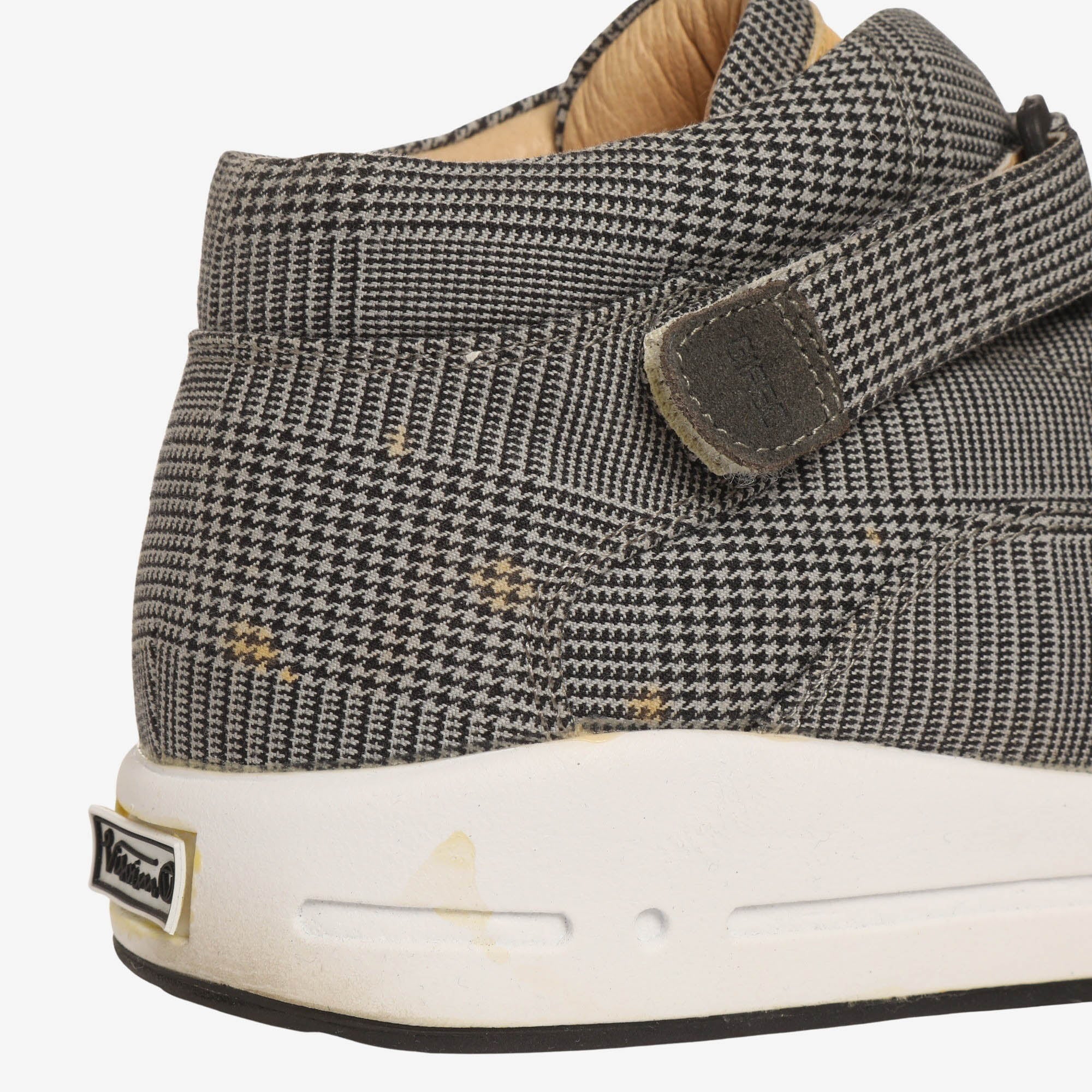 Judo Houndstooth Mid Cut Sneakers - Image 6