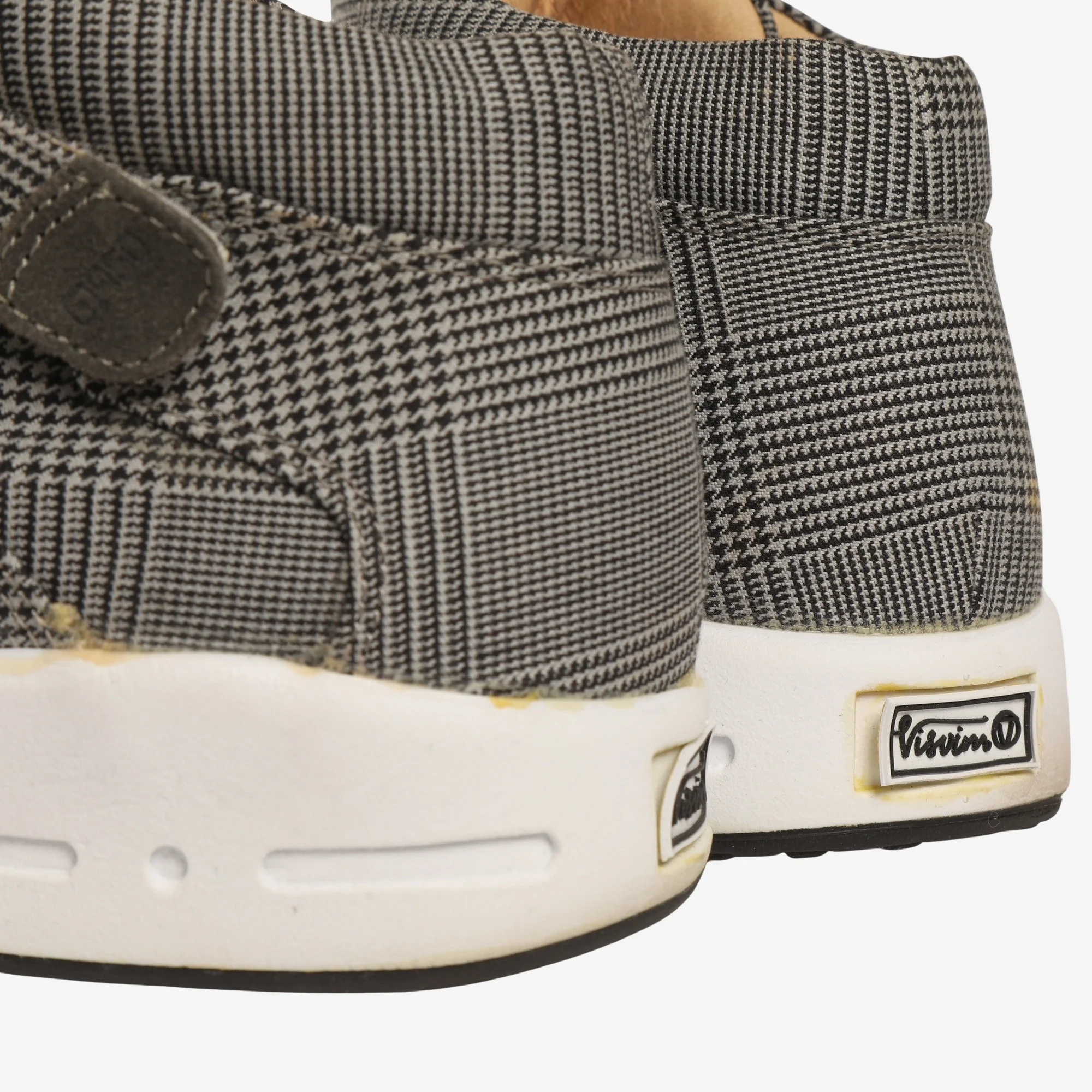Judo Houndstooth Mid Cut Sneakers - Image 7
