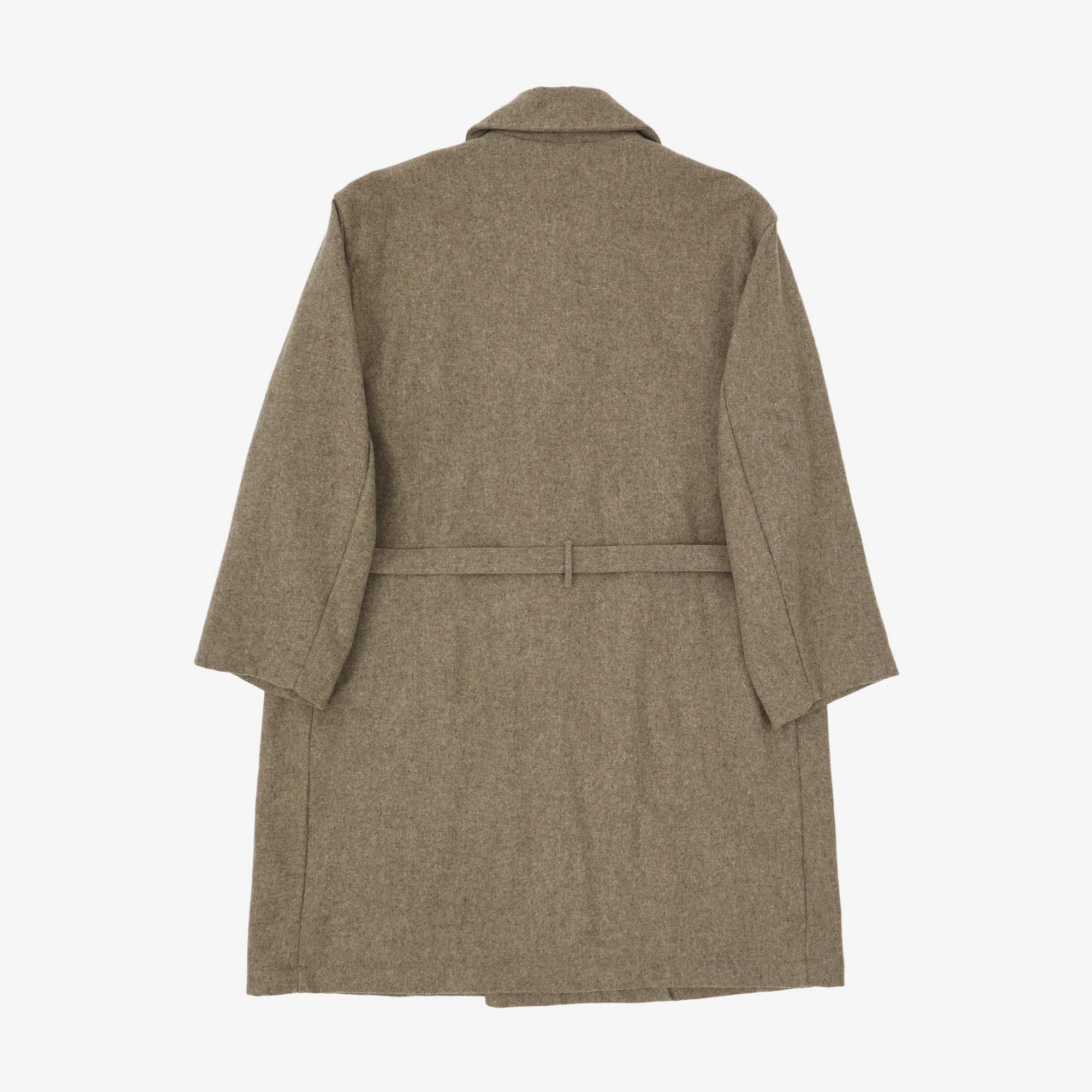 Jute Belted Wool Coat - Image 2