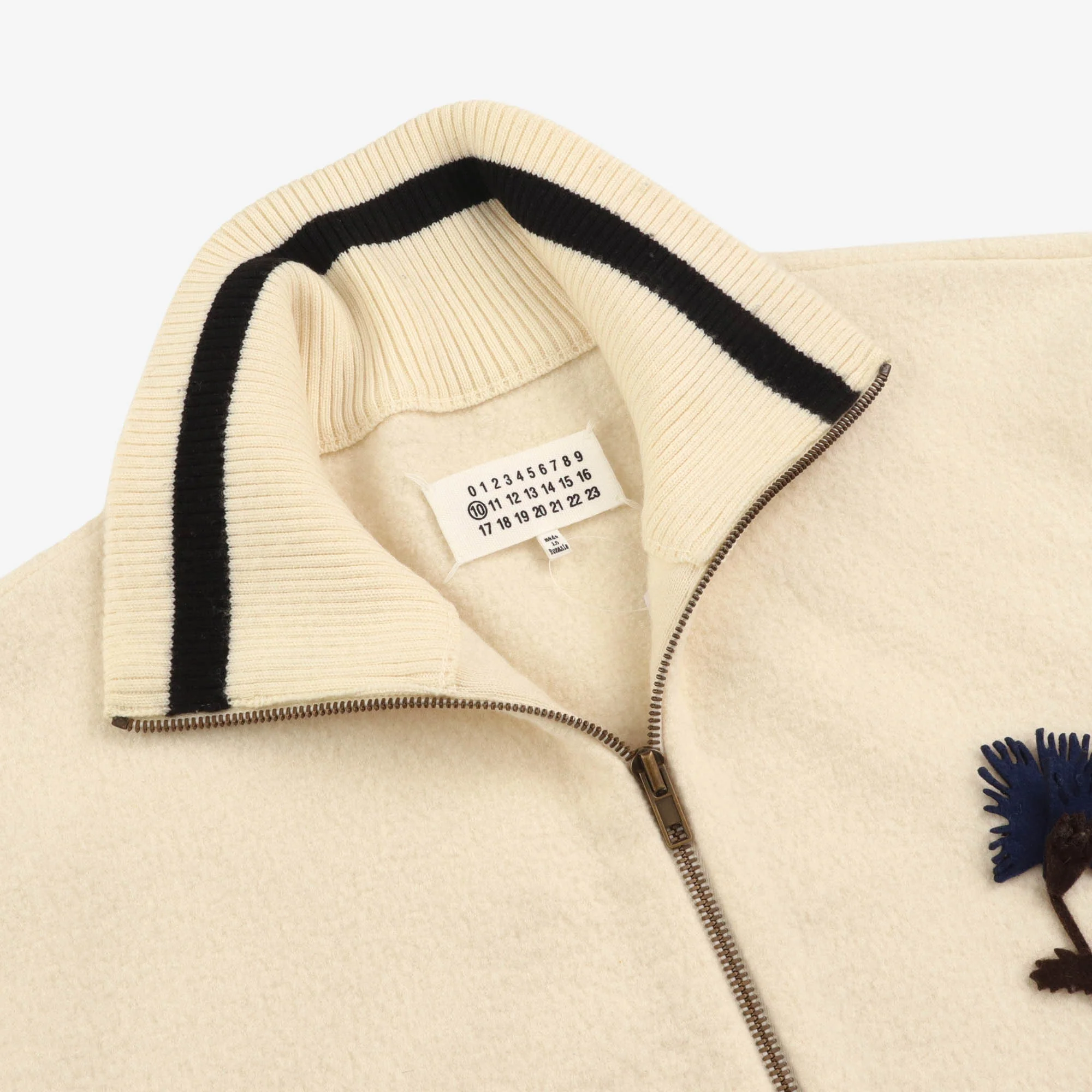 Knit Applique Track Jacket - Image 4