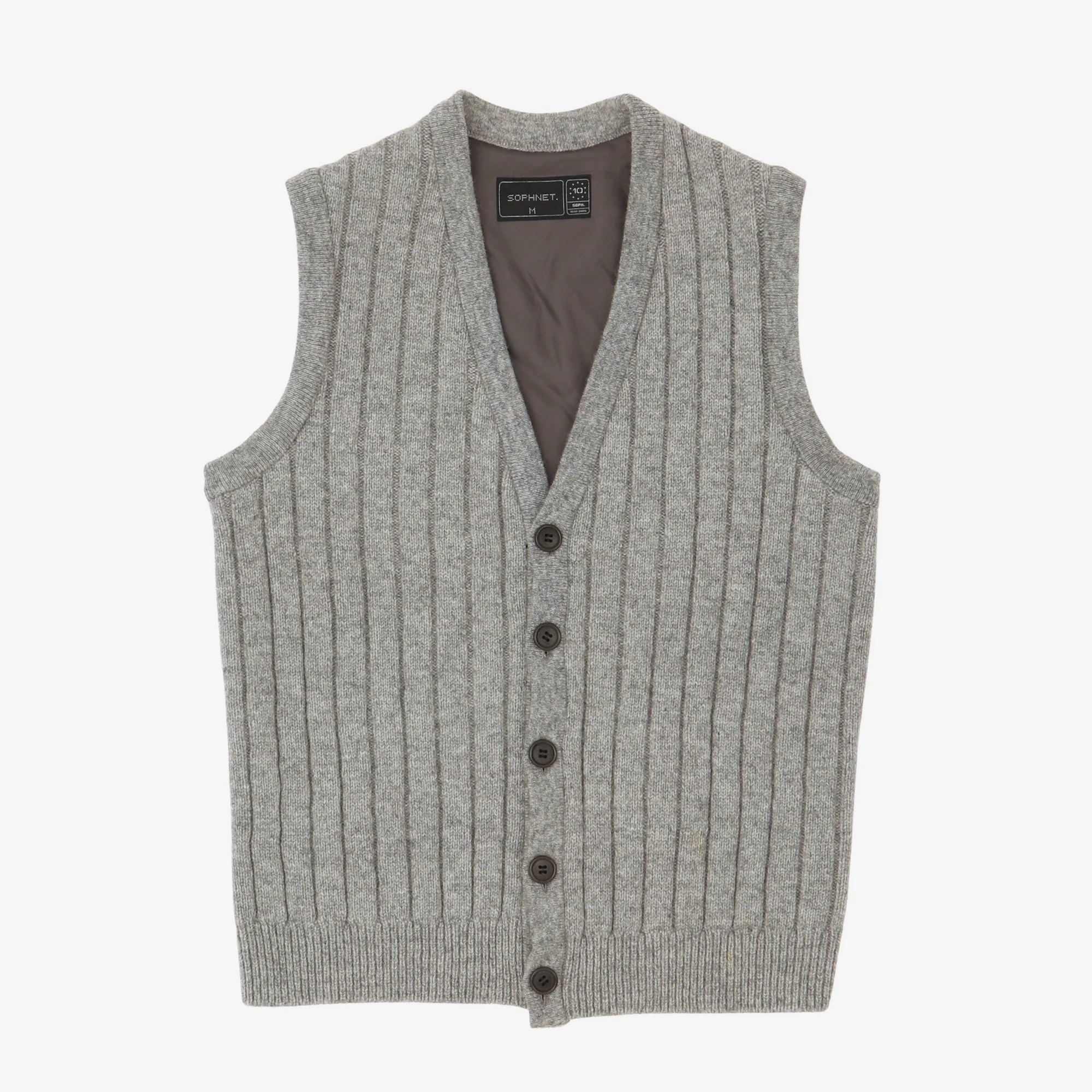Knit Cardigan Waistcoat