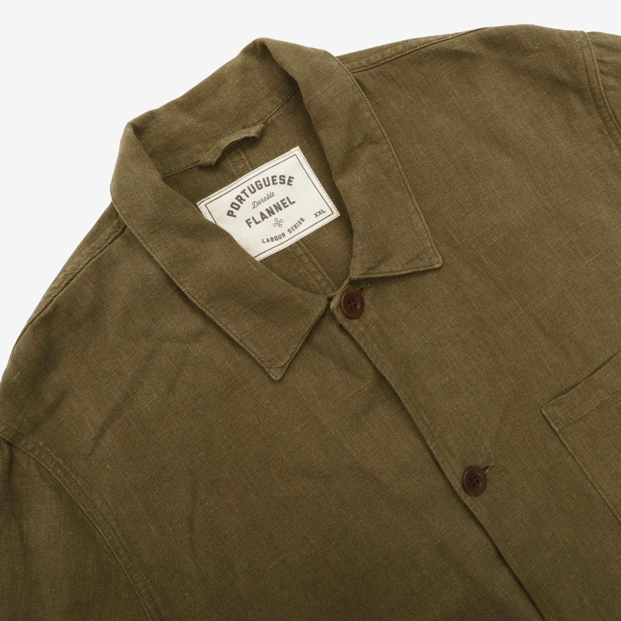 Labura Linen Chore Jacket - Image 3