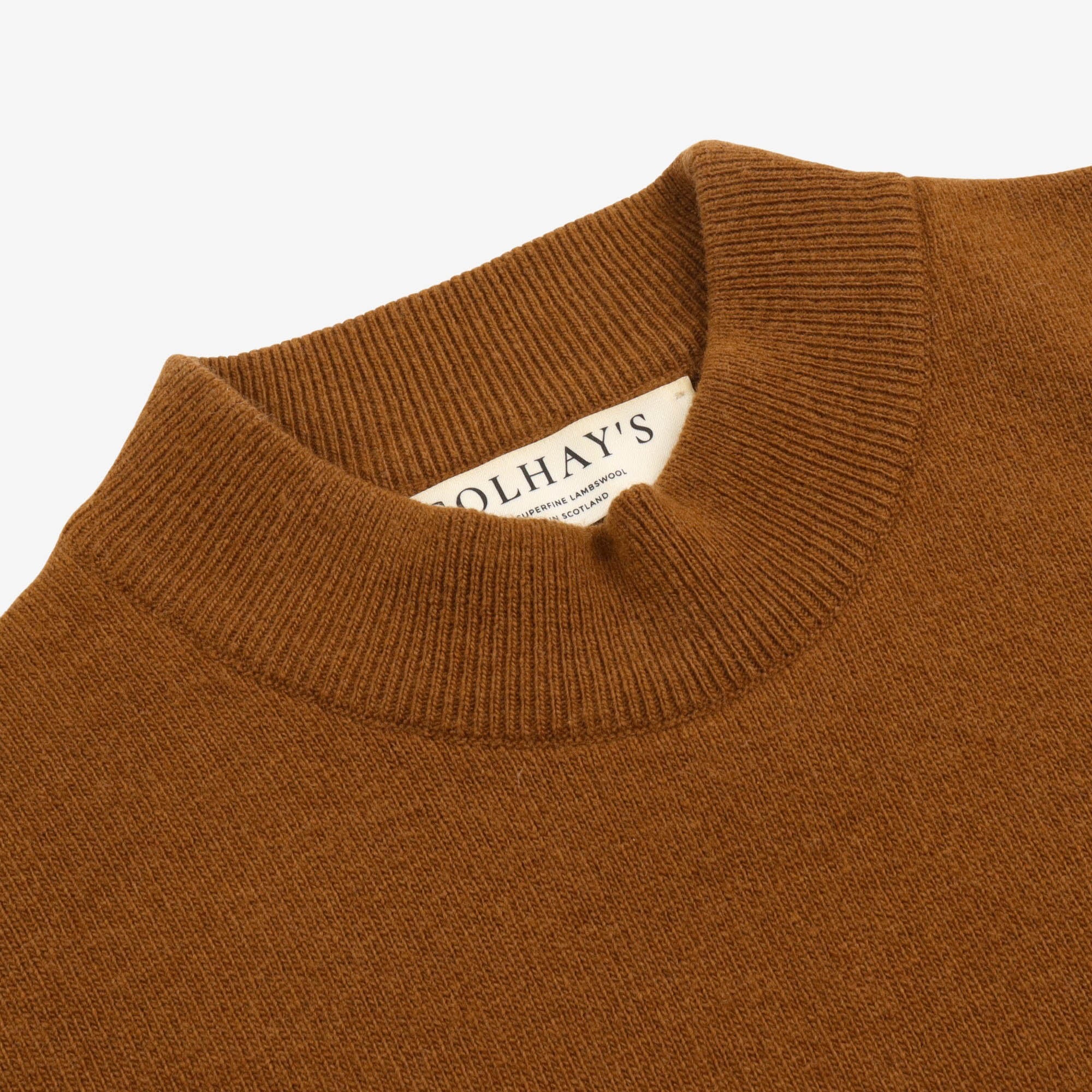 Lambswool Mock Neck Sweater - Image 4