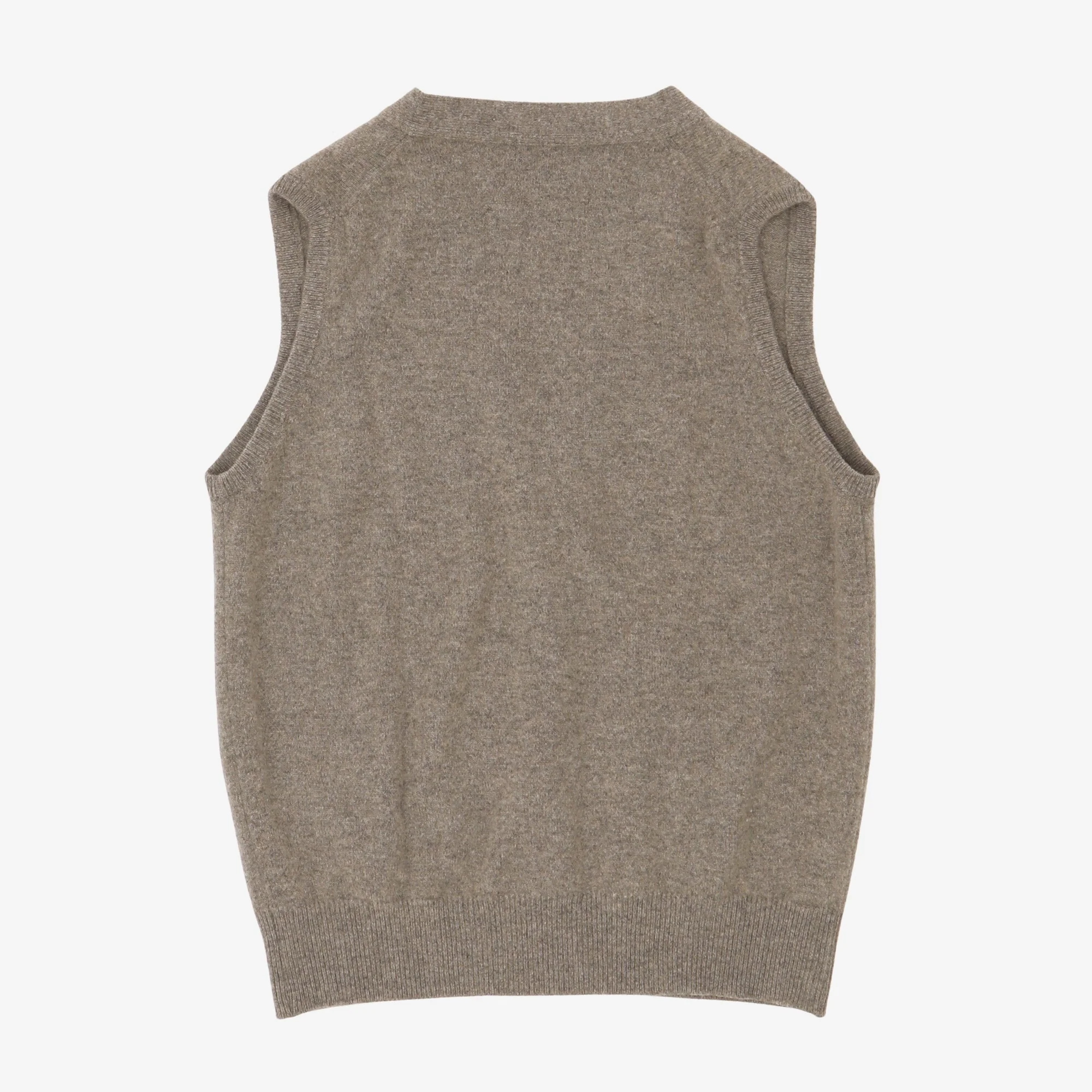 Lambswool Sleeveless Cardigan - Image 2