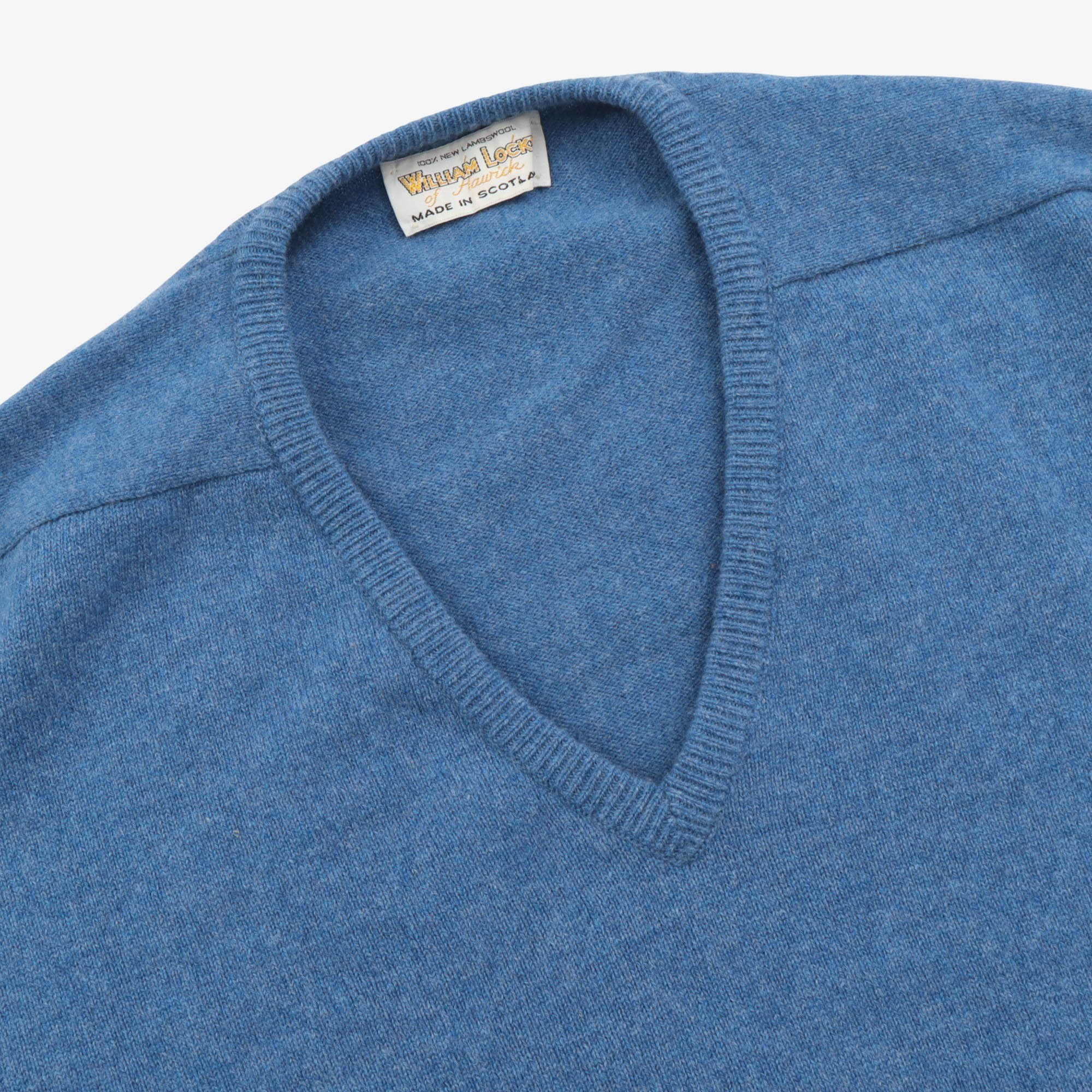 Lambswool V-Neck Sweater - Image 3