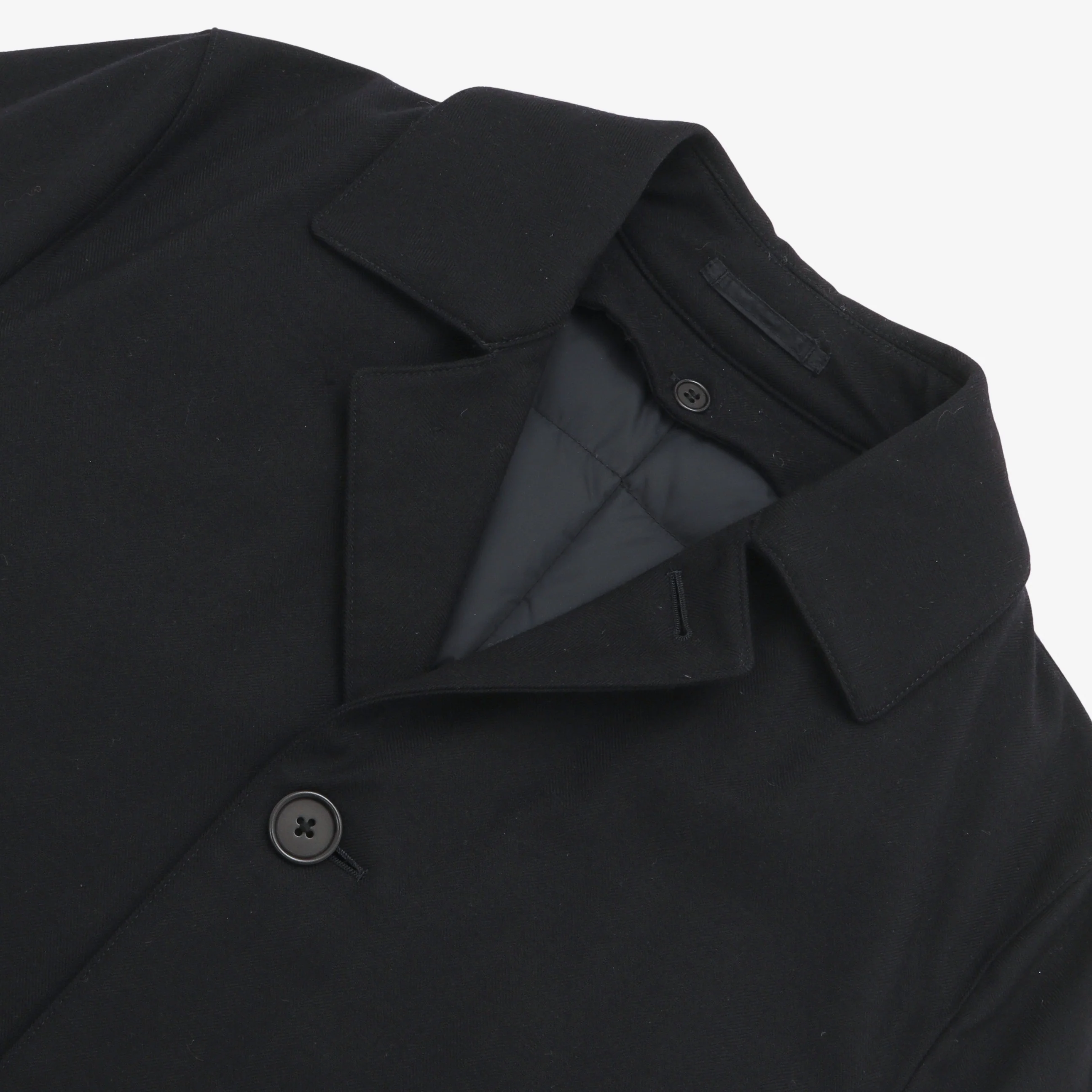 Laminated Wool Coat + Down Liner Vest - Image 3