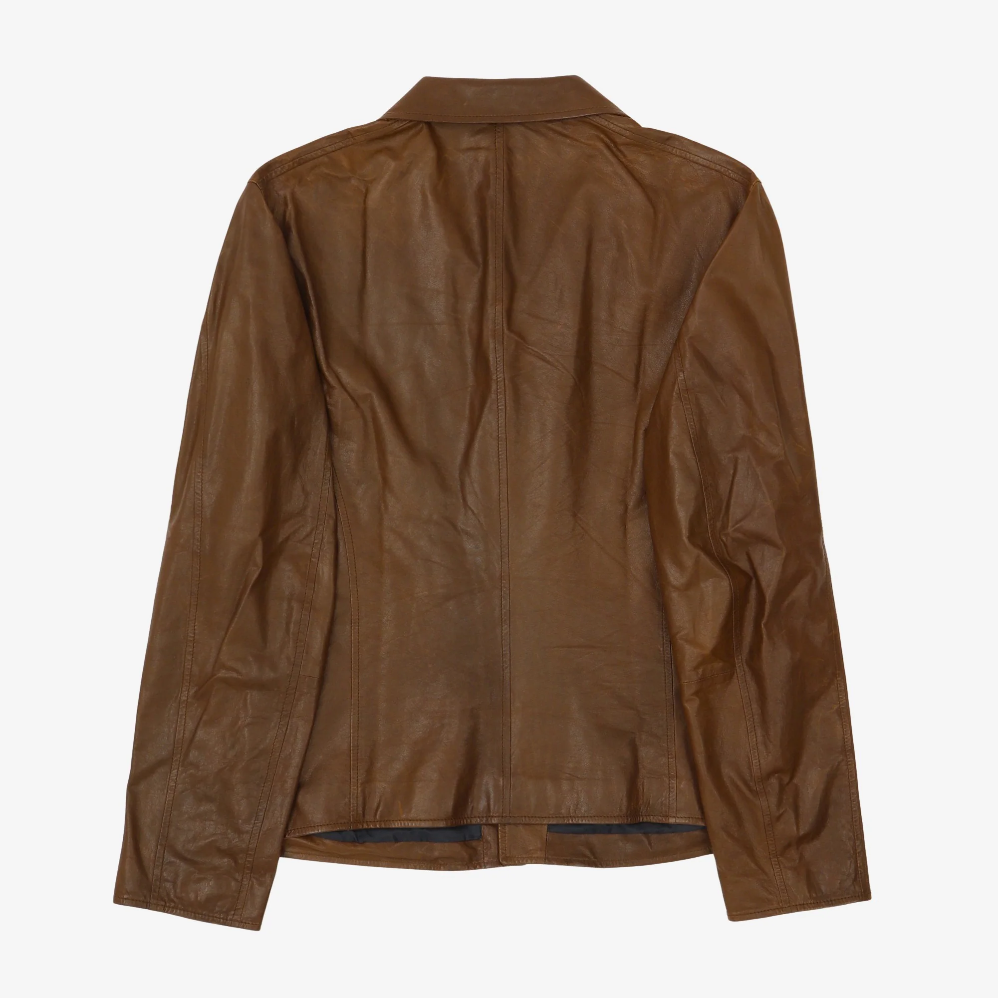 Leather Biker Jacket - Image 2