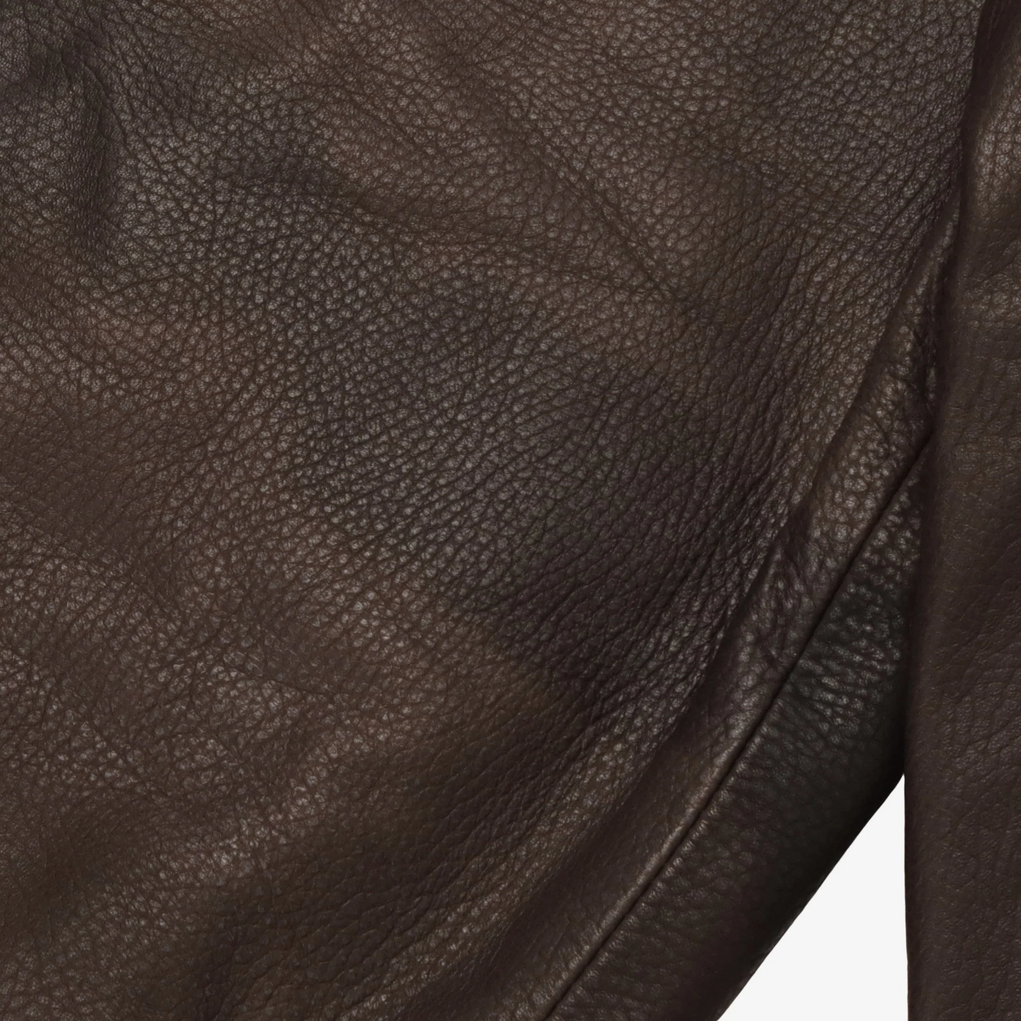 Leather Bomber Jacket - Image 3