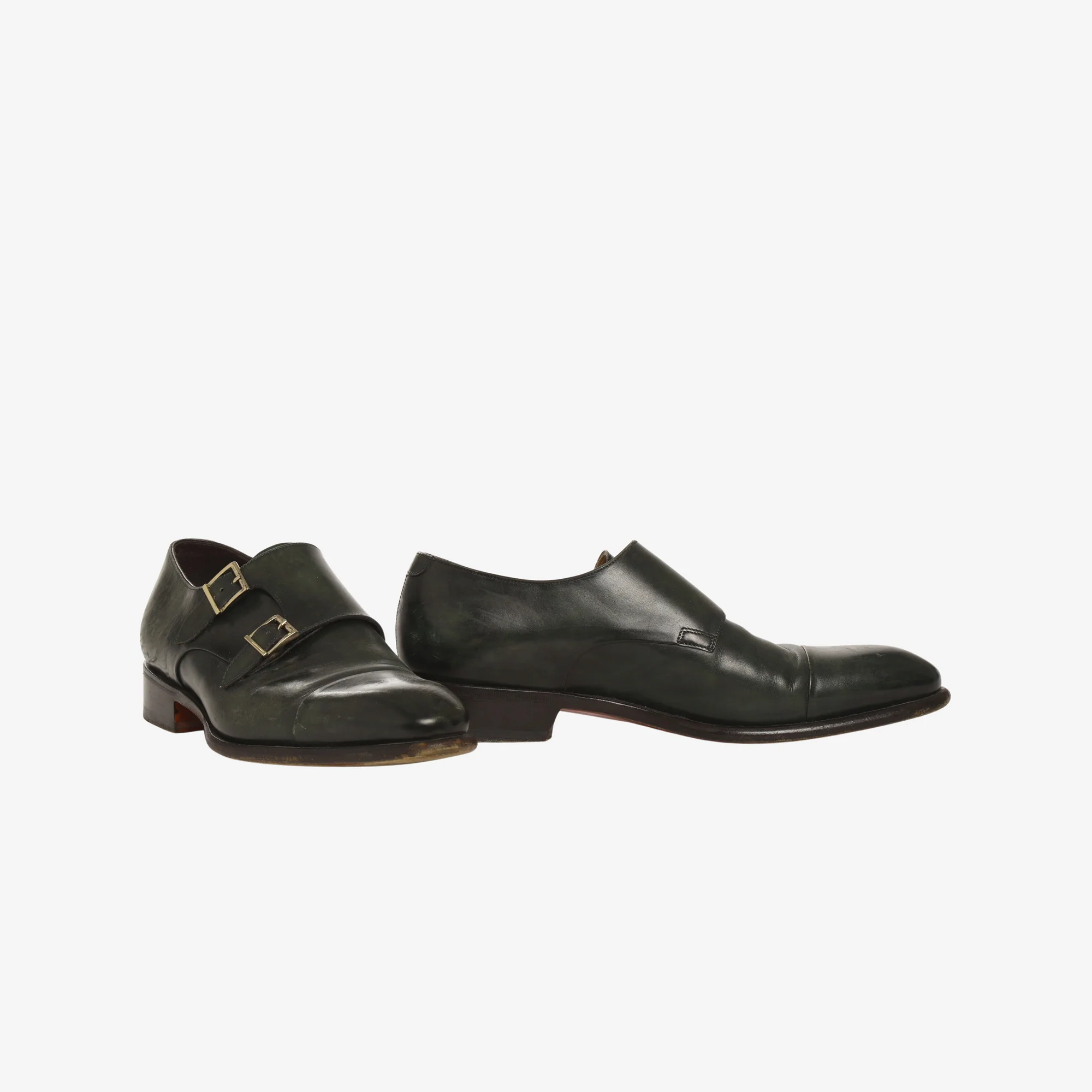 Leather Monk Strap Shoes - Image 2