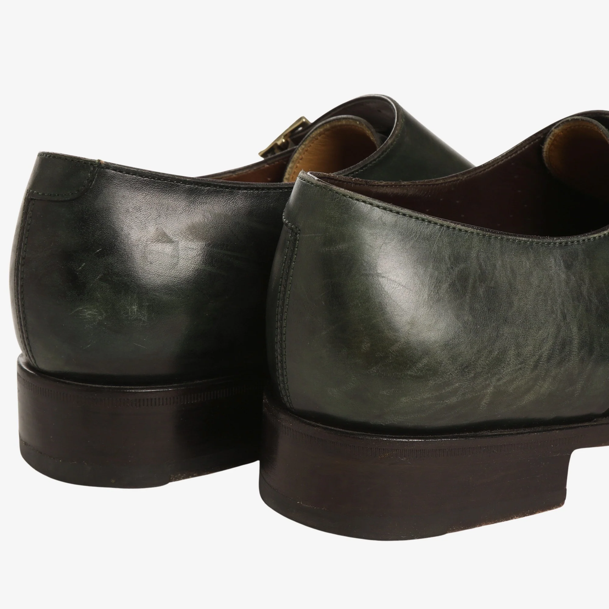 Leather Monk Strap Shoes - Image 7
